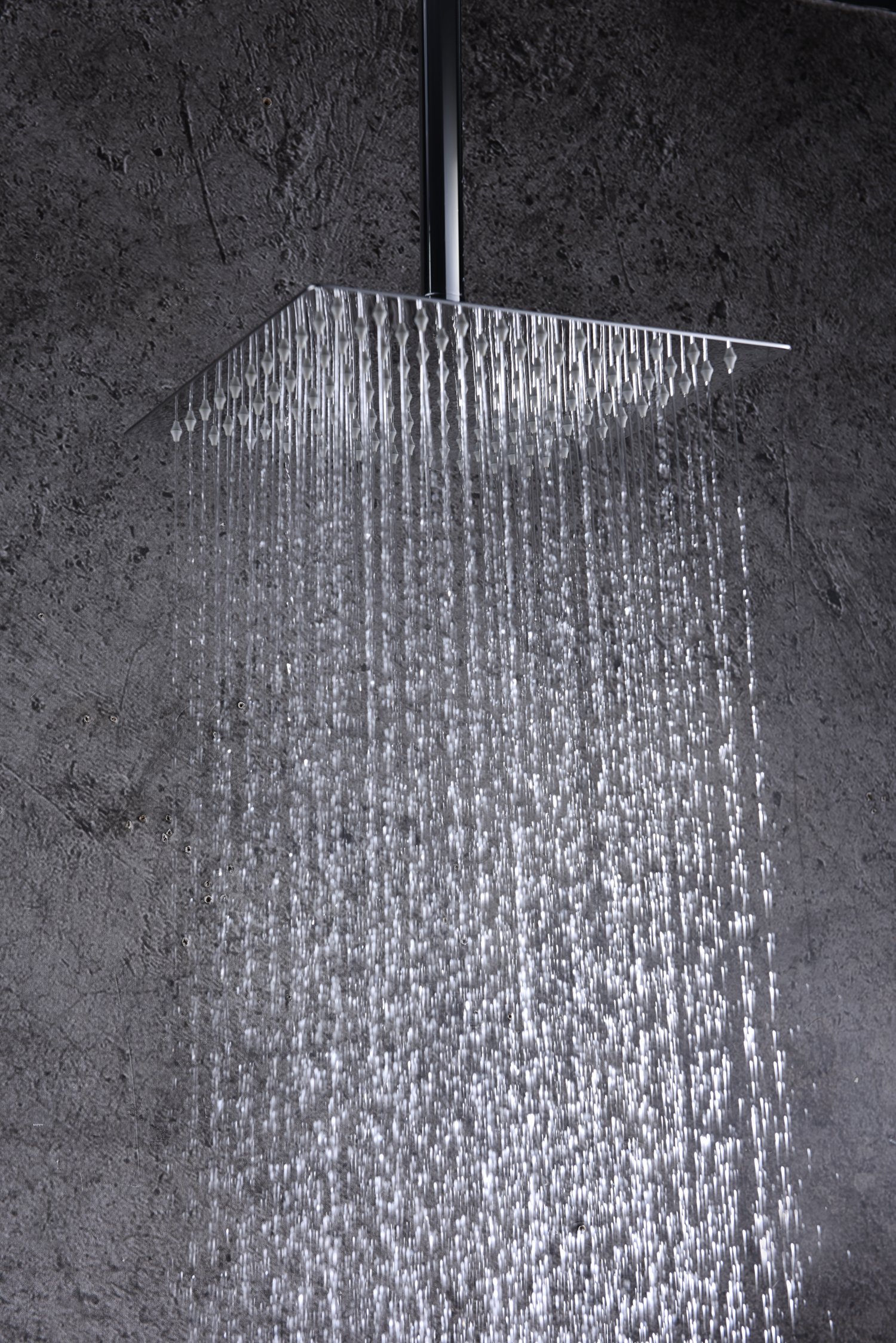Premium Sumerain Ceiling Mount Shower System with Rough-in Valve, Rain Showerhead & Hand Shower in Chrome Finish - Perfect for Luxury Bathroom Renovation and Spa-like Shower Experience