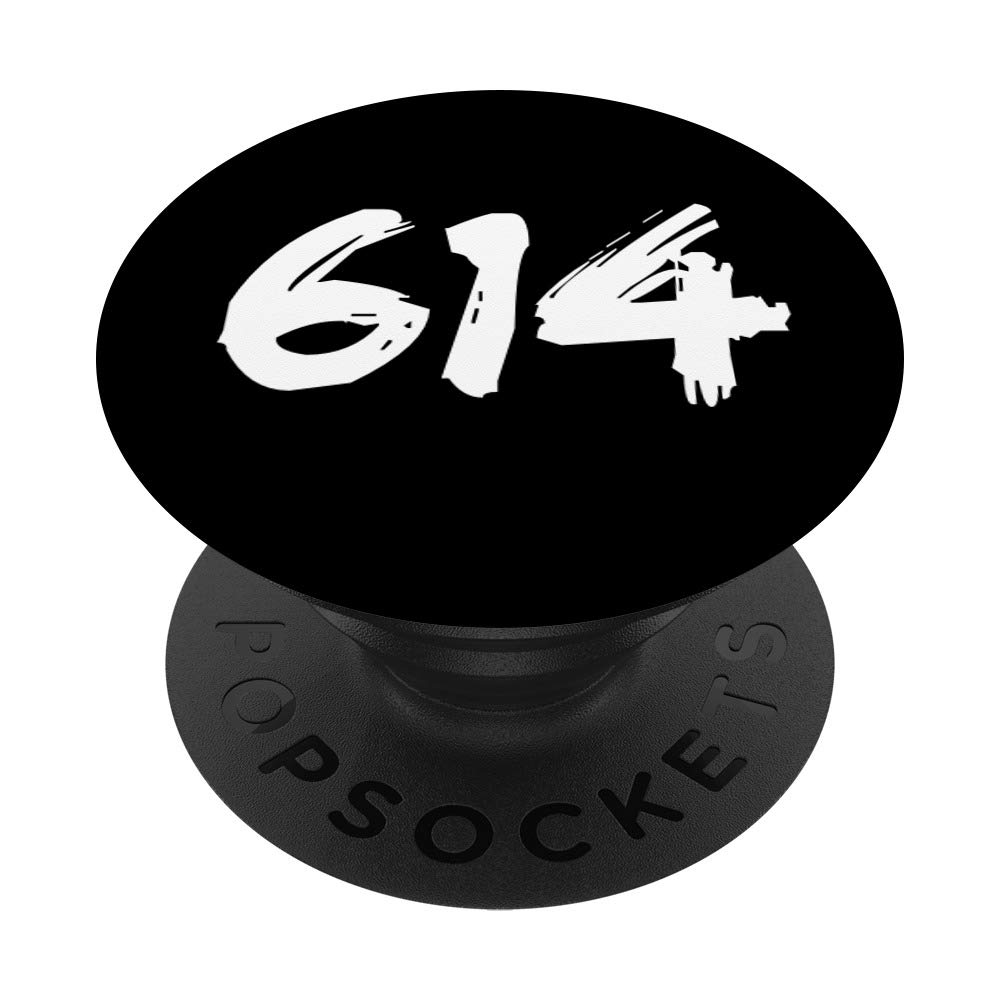 614 PopSocket Grip for Men - Columbus Ohio Area Code Gift, Swappable PopGrip for Phones & Tablets - Perfect for Travel, Work, and Everyday Use
