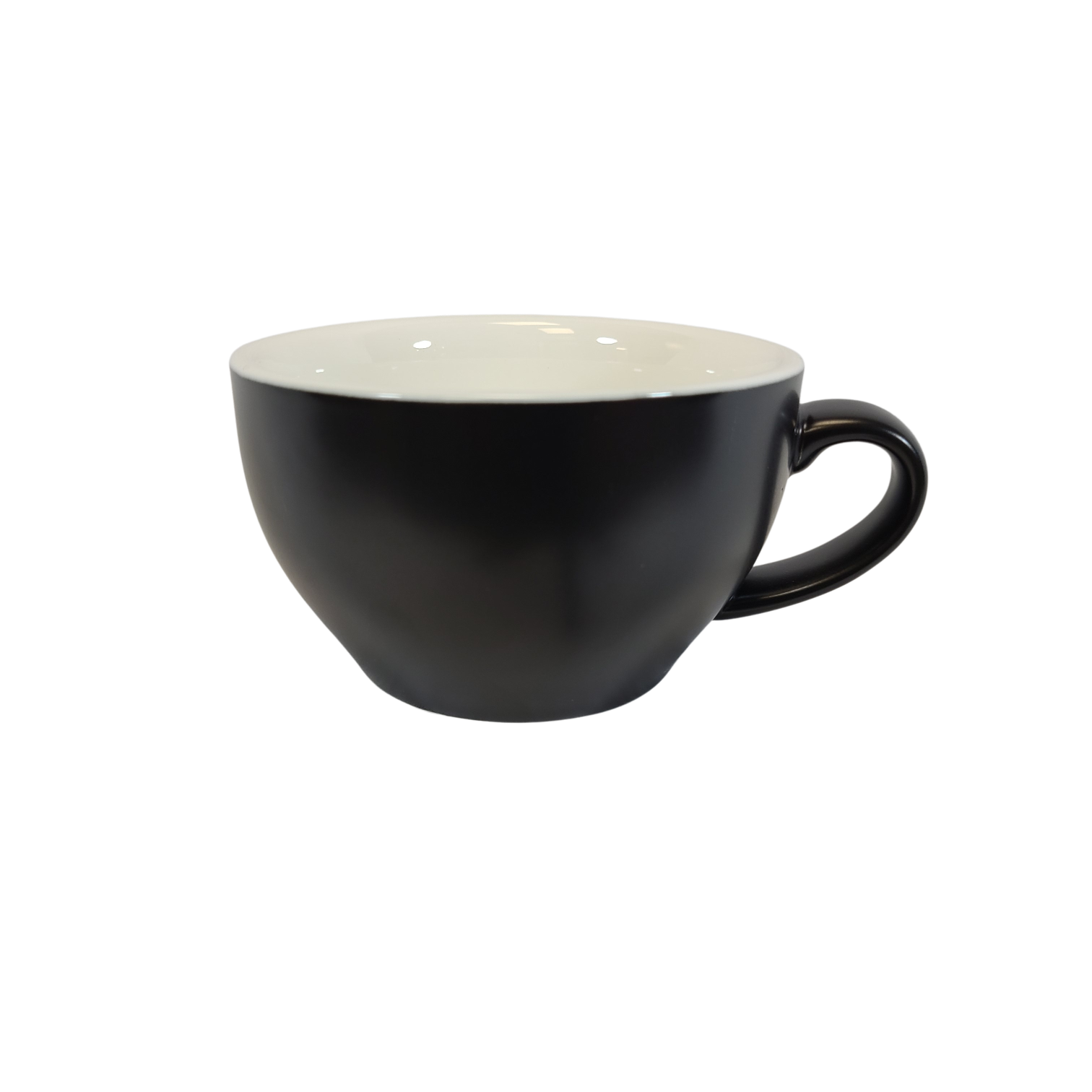 Premium Latte Cup Set - 250ml (8oz) Porcelain Coffee Mug with Handle - Perfect for Home, Office & Cafe Use