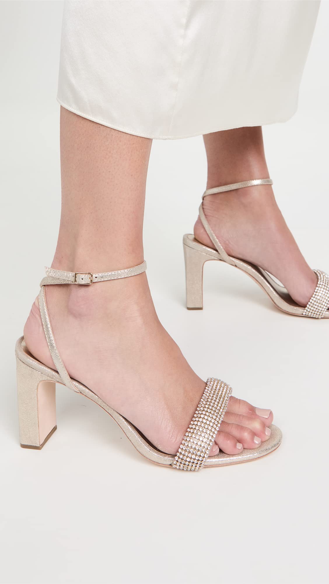 Loeffler Randall Women's High Heel Ankle Wrap Sandals - Stylish Summer Dress Shoes for Weddings, Parties & Date Nights