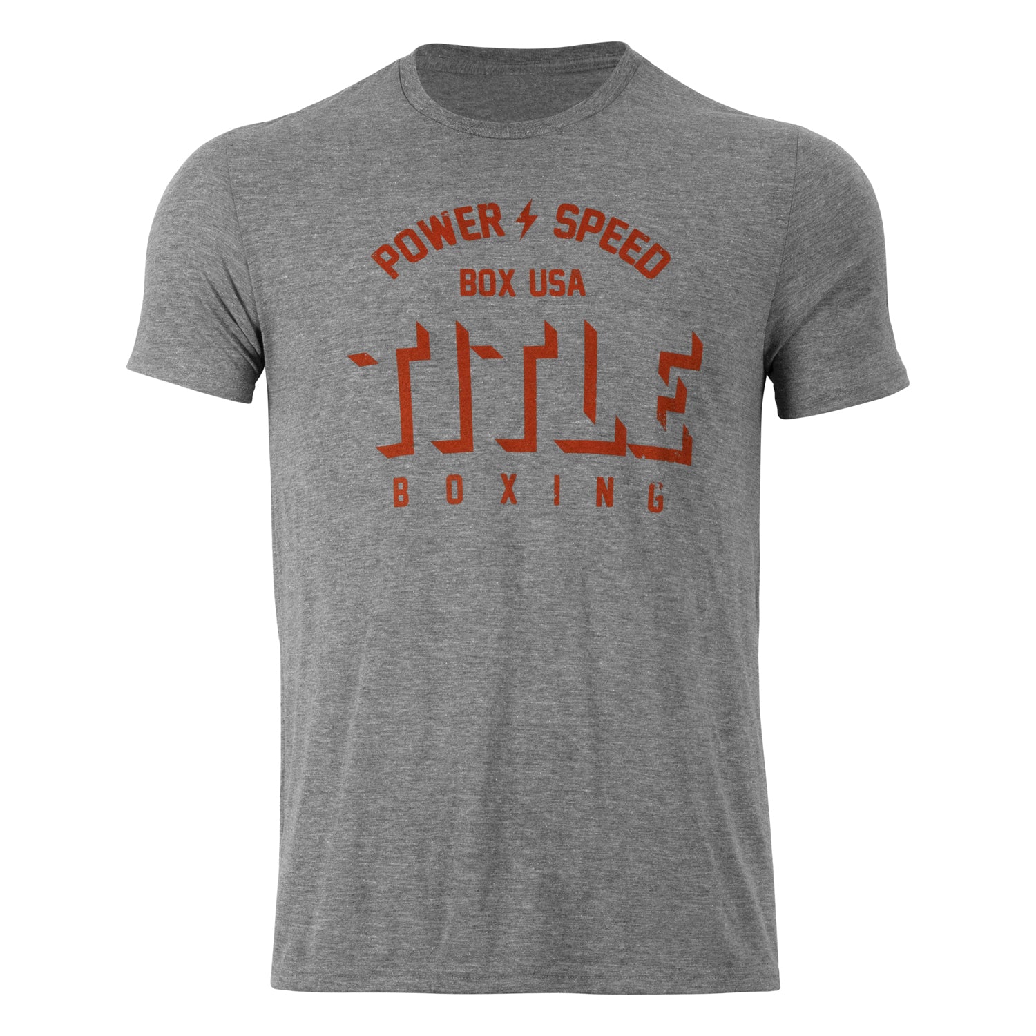 TITLE Boxing Power and Speed Tee - Breathable & Lightweight Training Shirt for Boxing, MMA & Workouts - Perfect for Gym, Sparring & Fitness Training