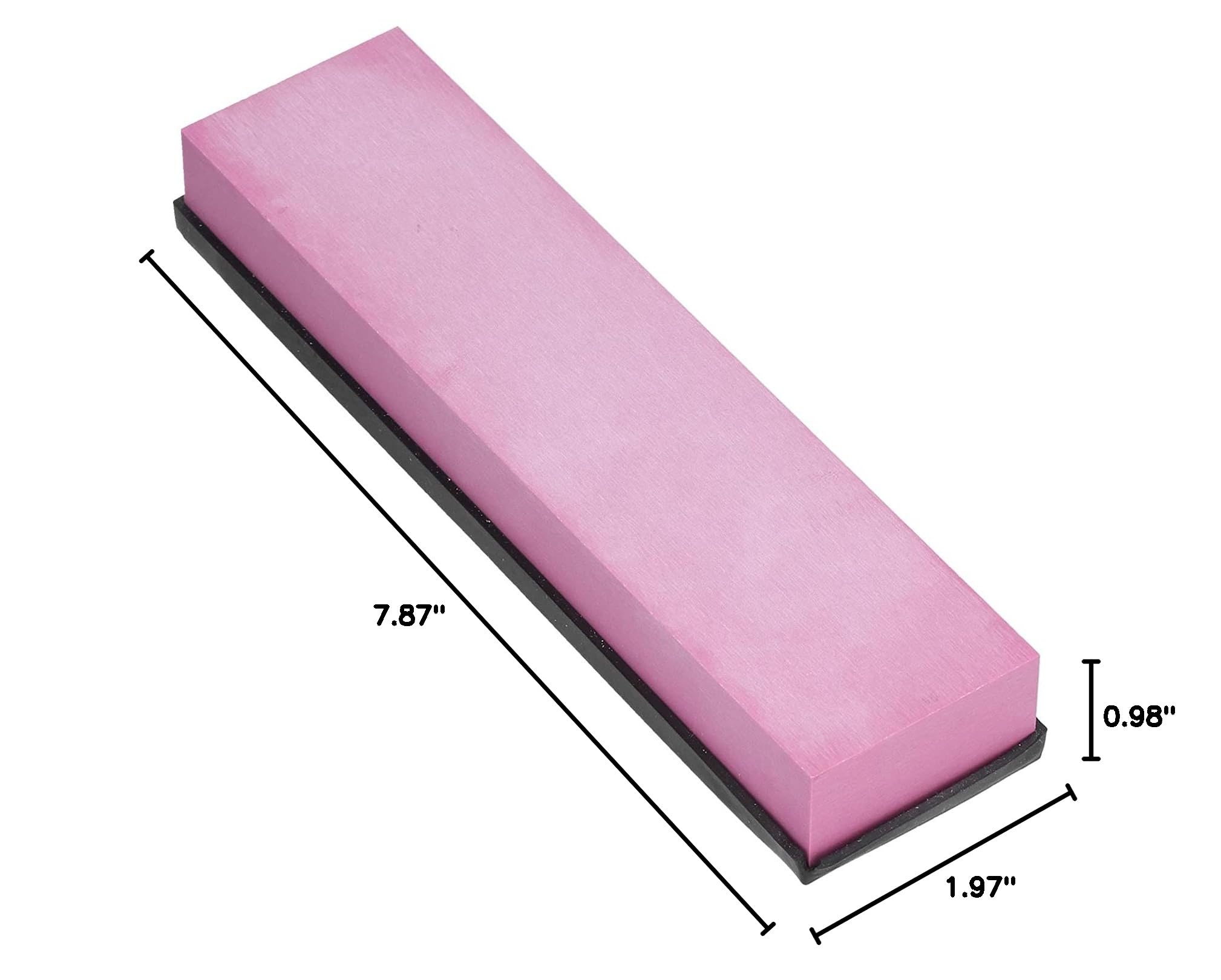 Premium 3000 Grit Knife Sharpening Stone - Professional Whetstone Set with Ruby Fine Grinding Surface, 200x50x25mm Rectangle Sharpener for Kitchen Knives, Hunting & Pocket Blades - Perfect for Home Chefs, Outdoor Enthusiasts & DIY Projects