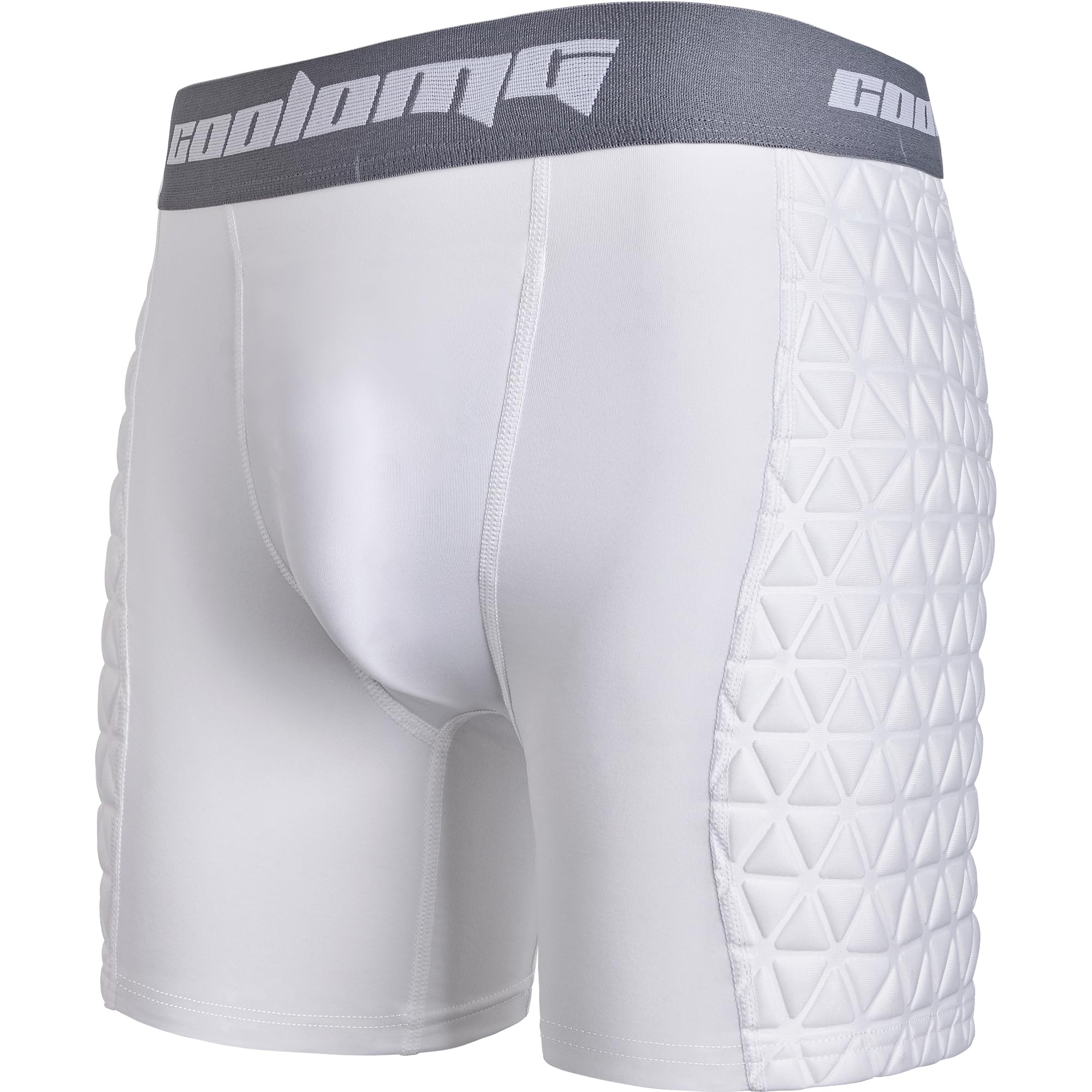 COOLOMG Youth Boys Padded Compression Sliding Shorts with Cup Pocket - Baseball, Softball, Football, Lacrosse, Hockey Protective Gear - Perfect for Training, Games & Sports Practice
