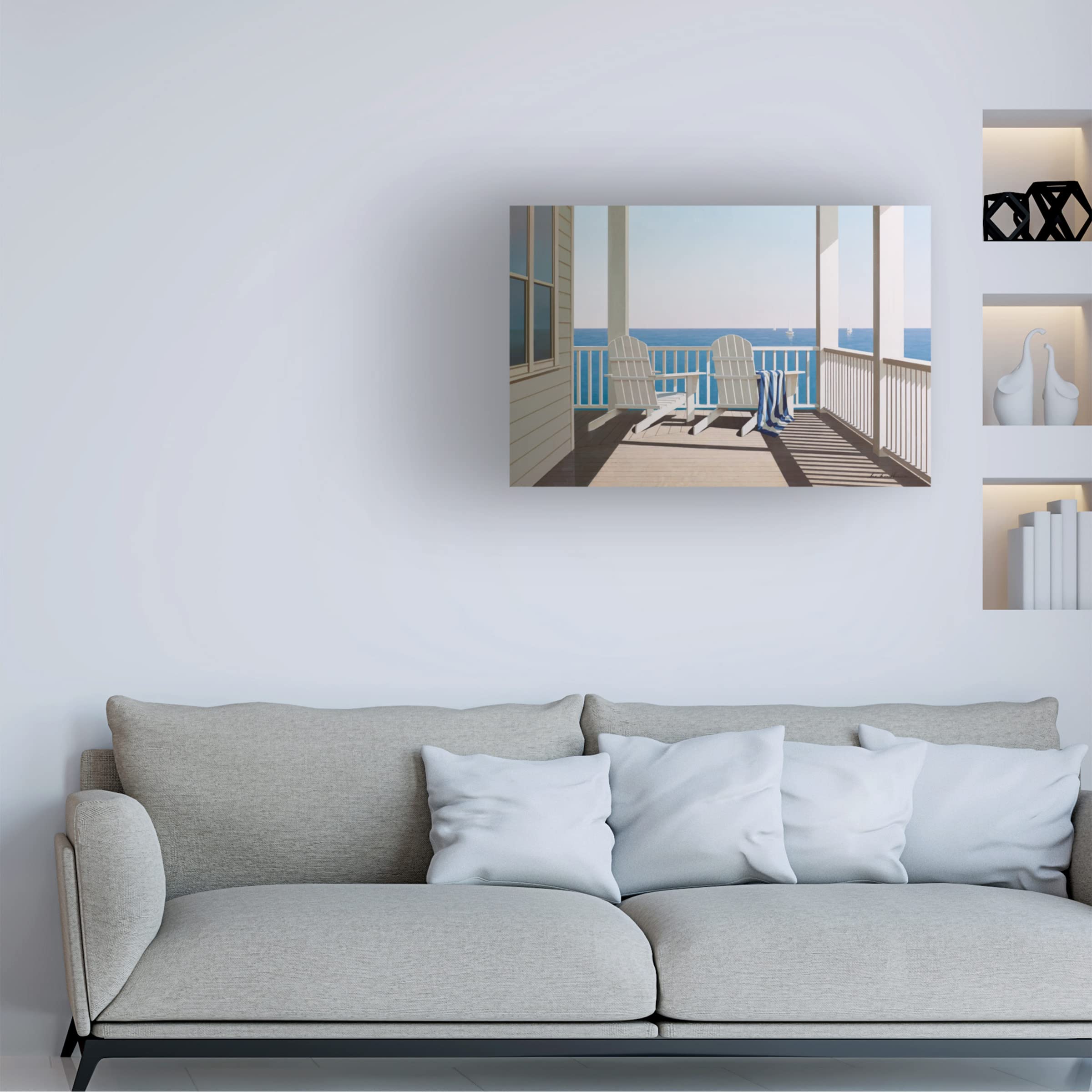 Trademark Fine Art 'Lazy Summer Days' Canvas Wall Art by Zhen Huan Lu - Perfect for Living Room, Bedroom & Office Decor