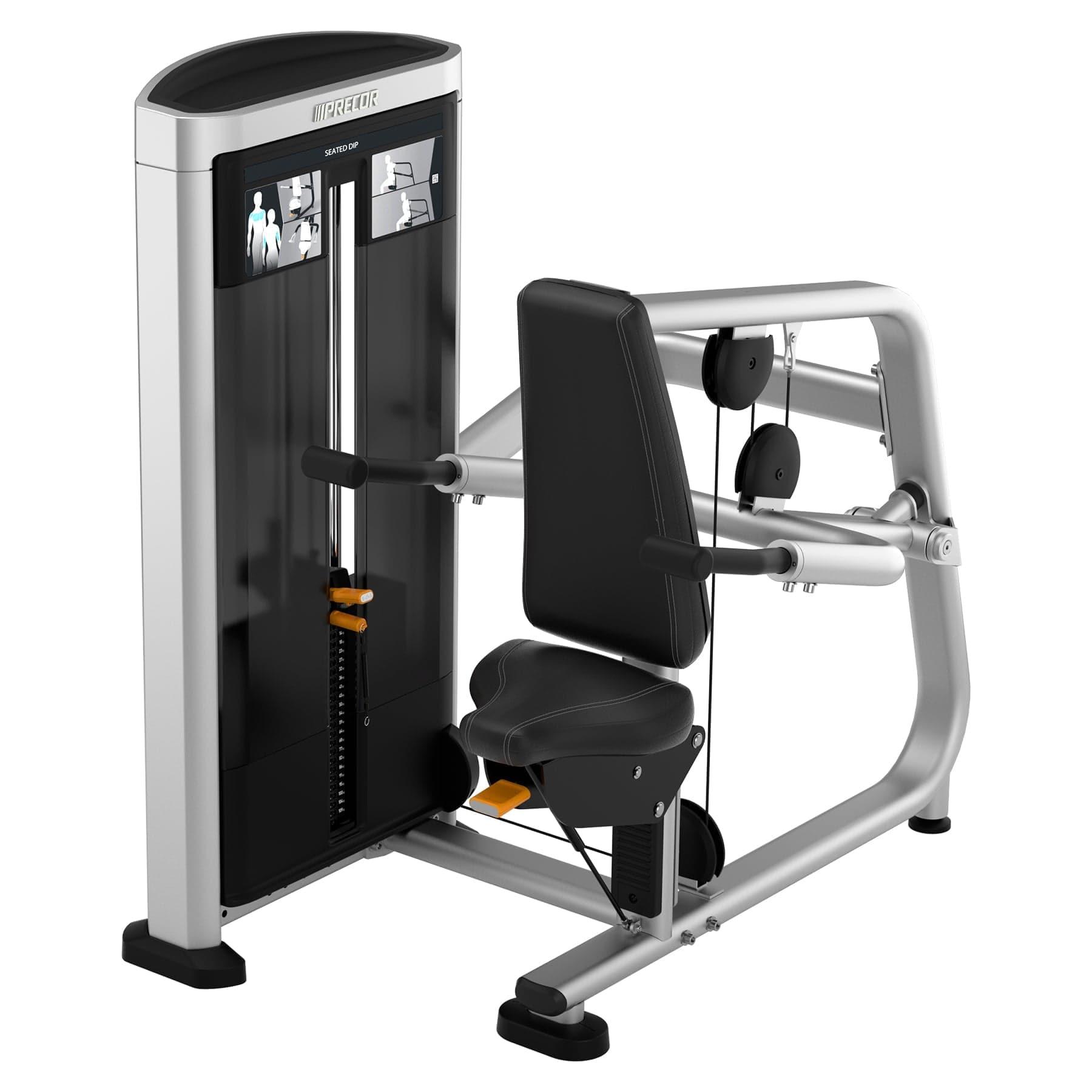 Precor Resolute Series Seated Dip Machine (RSL0215) - Commercial Grade Strength Training Equipment for Home & Gym Use