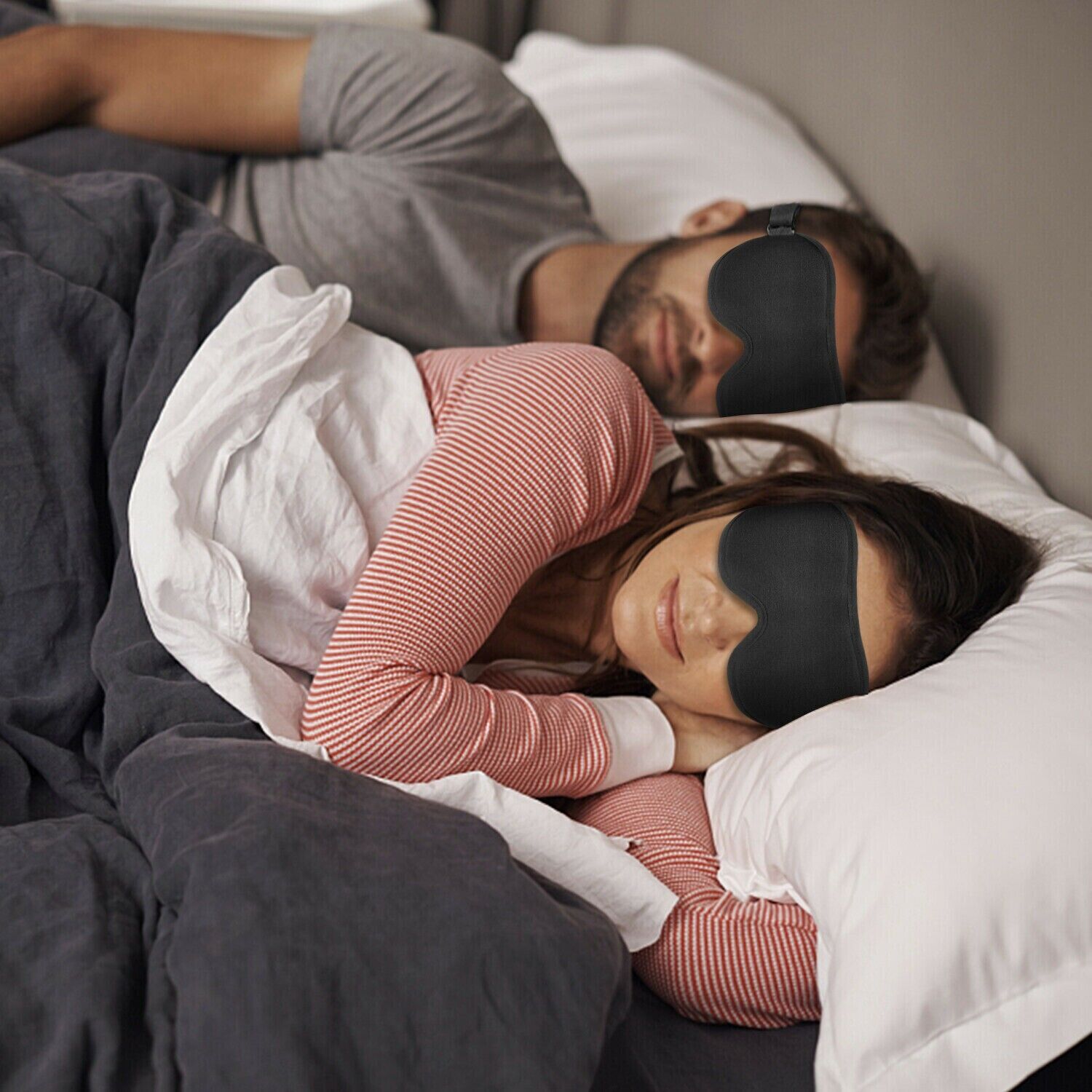 3D Sleep Mask for Men & Women - Blackout Eye Mask for Sleeping, Travel & Relaxation - Perfect for Night Shifts, Airplane Travel & Meditation