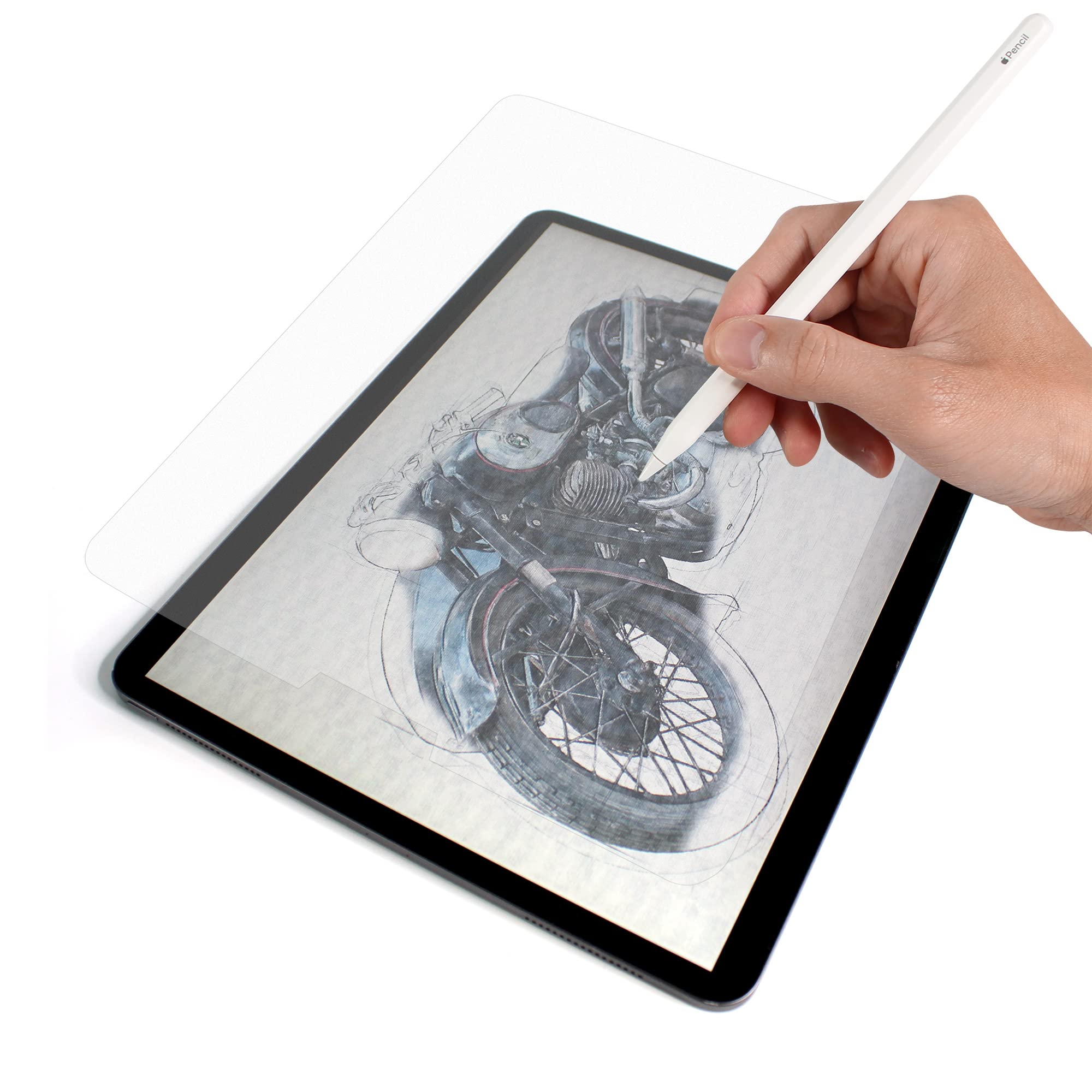 Matte Paper Texture Screen Protector for iPad Pro 11-inch (2024) & iPad Air 11-inch - Anti-Glare, Scratch Resistant - 1 Pack - Perfect for Drawing, Note-Taking & Reading