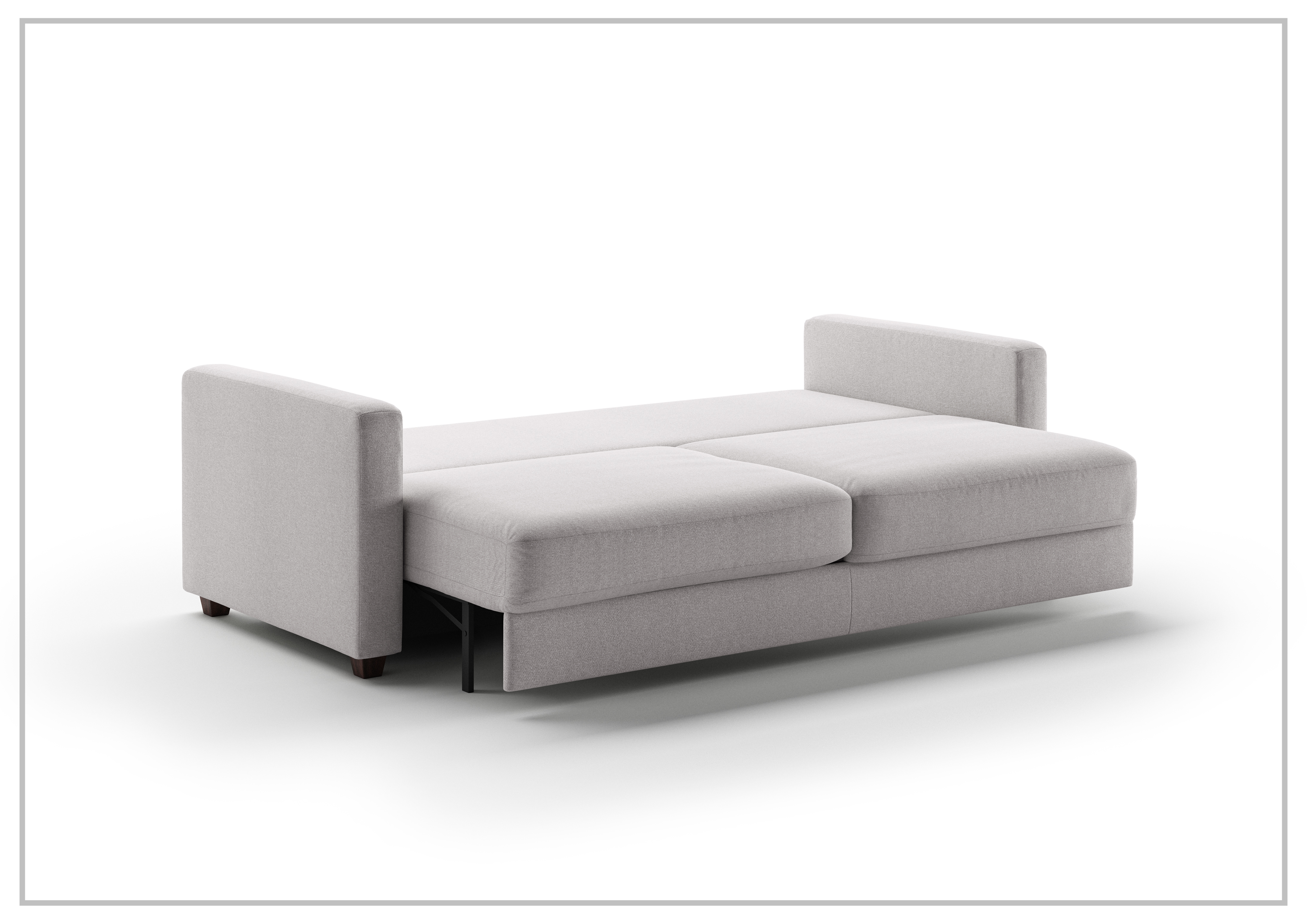 Luonto Emery Full XL Fabric Sleeper Sofa with Easy Deluxe Function - Convertible Sofa Bed for Small Spaces, Guest Room & Apartment Living - Comfortable Modern Furniture for Home & Office Use