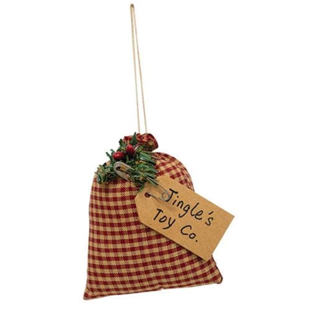Jingles Toy Company Christmas Bag Ornament - Festive Holiday Decor for Stockings, Gifts & Tree Trimming | Perfect for Kids, Home & Party Decorations