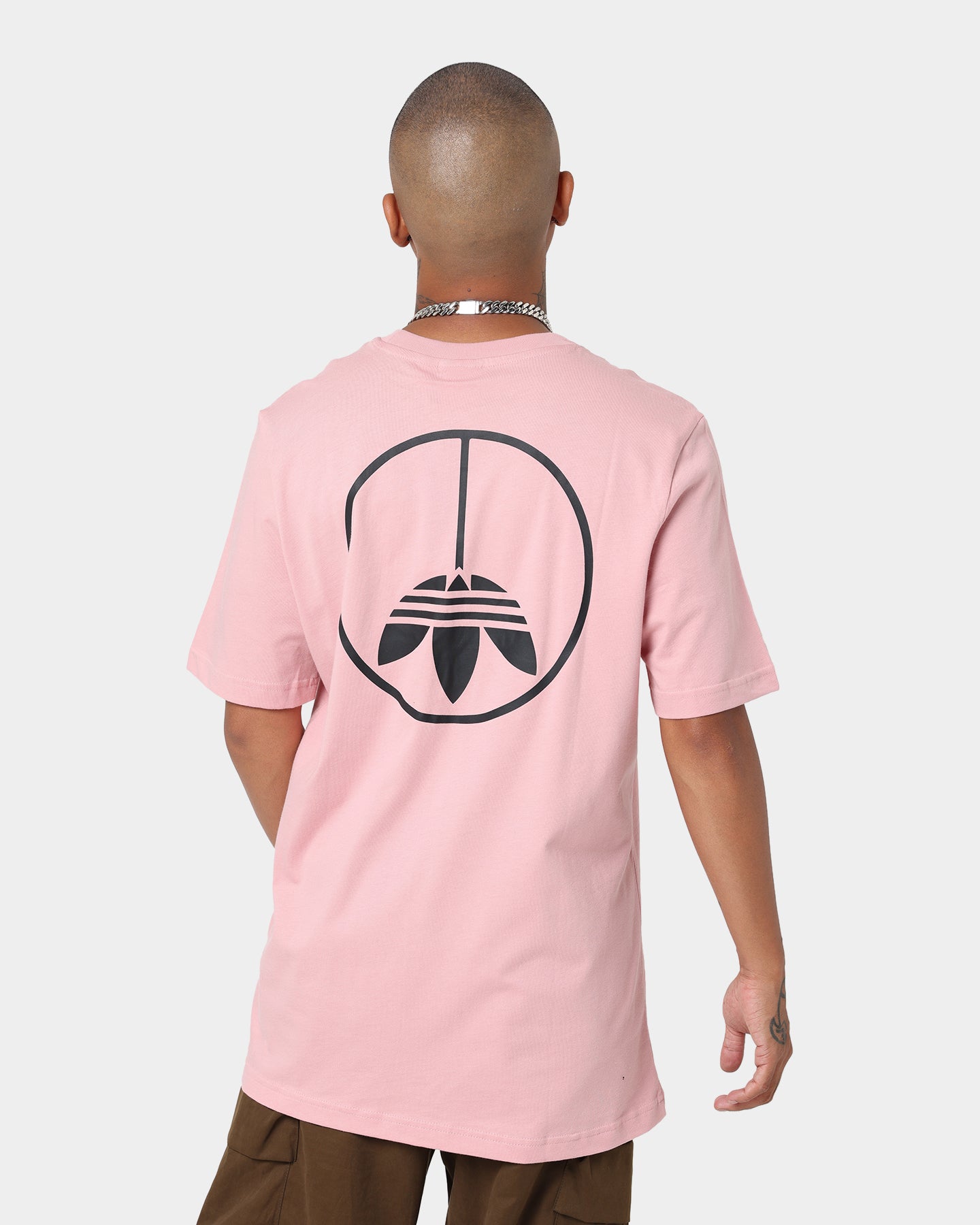 Adidas Graphics United T-Shirt for Men & Women - Wonder Mauve Cotton Tee - Casual Wear, Street Style, Gym & Everyday Outfits