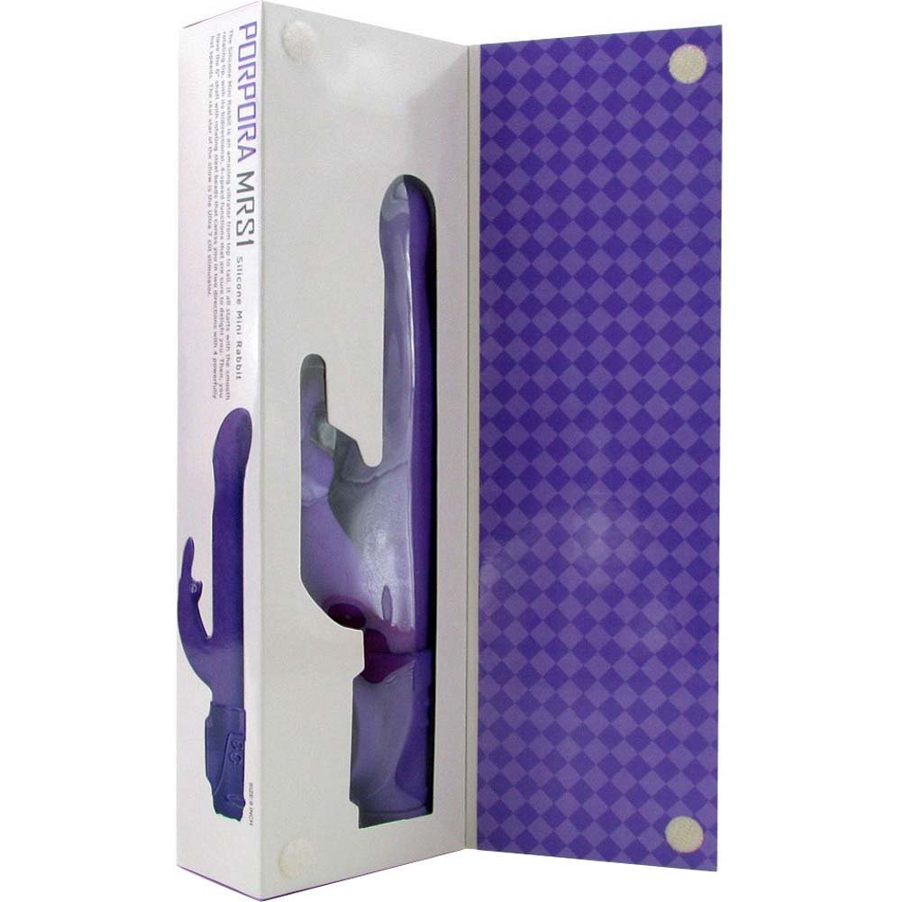 Maia Porpora MRS1 Silicone Mini Rabbit Vibrator - Neon Purple - EDO-MA11-07-L2 by Maia Toys - Perfect for Travel & Discreet Personal Pleasure