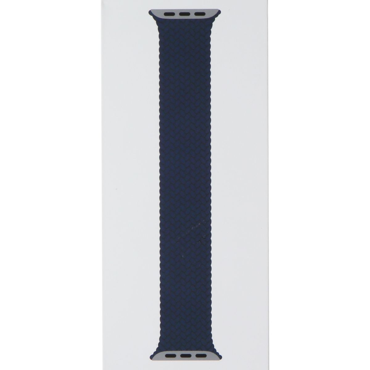 Apple 45mm Braided Solo Loop Strap for Apple Watch Series 8/7/6/SE (49/46/45/44mm) - Abyss Blue, Size 6 | Comfortable & Adjustable Sport Band for Running, Swimming & Everyday Wear