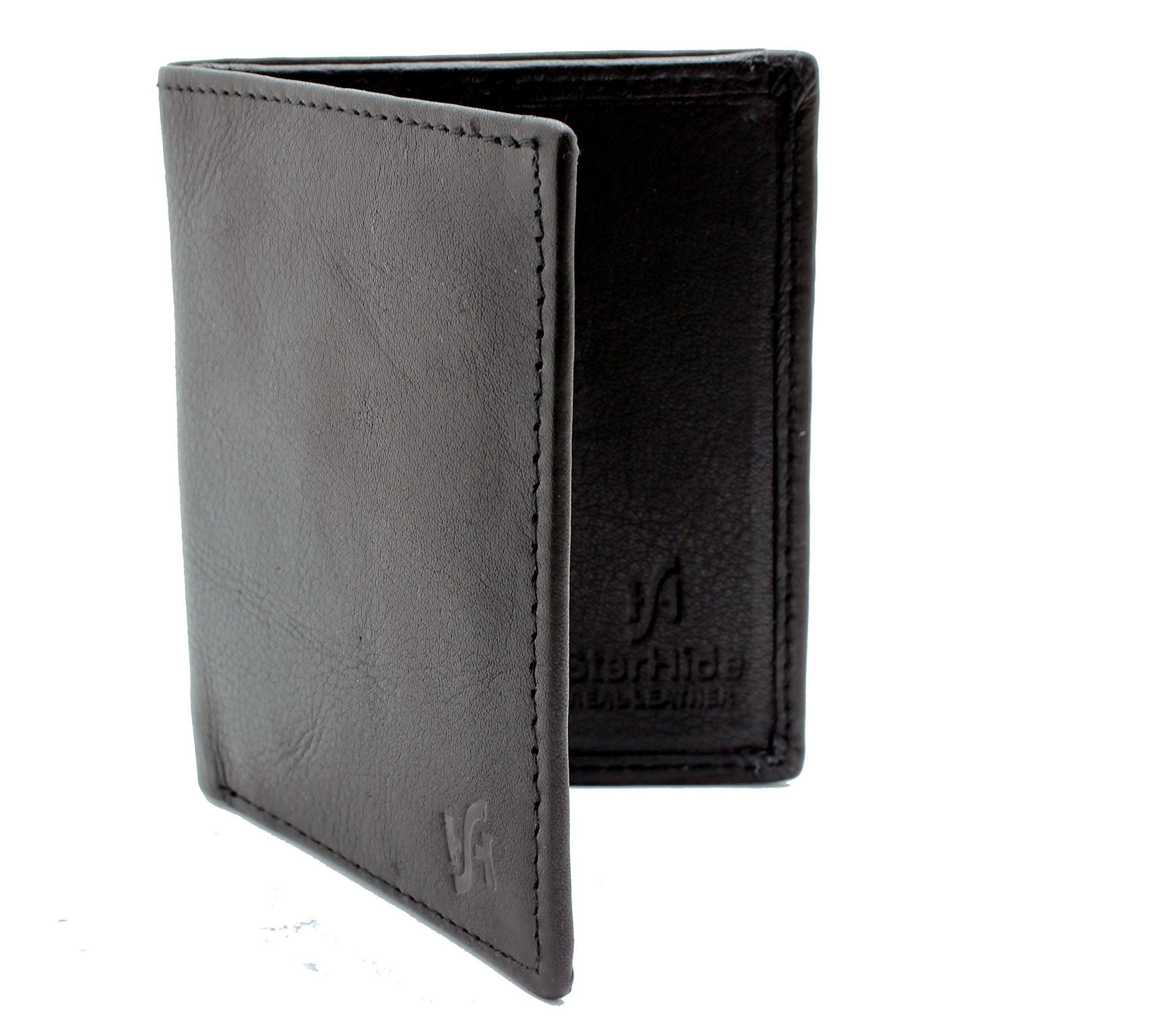Ultra Slim Leather Card Holder Wallet with Note Compartment - RFID Blocking Minimalist Wallet for Men & Women | Perfect for Travel, Business & Everyday Use