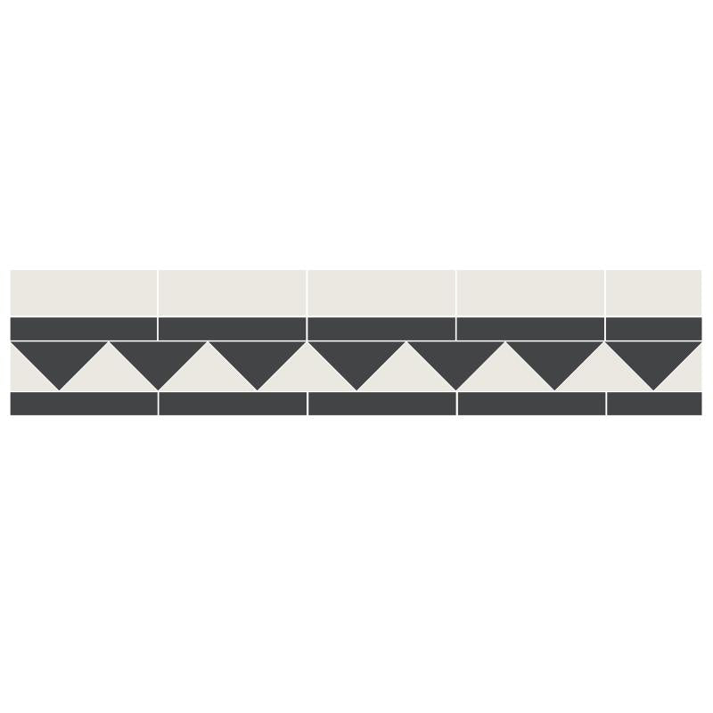 Winckelmans Granitklinker 150mm Black/White Ceramic Tile - Premium Floor & Wall Tile for Kitchen, Bathroom & Outdoor Spaces
