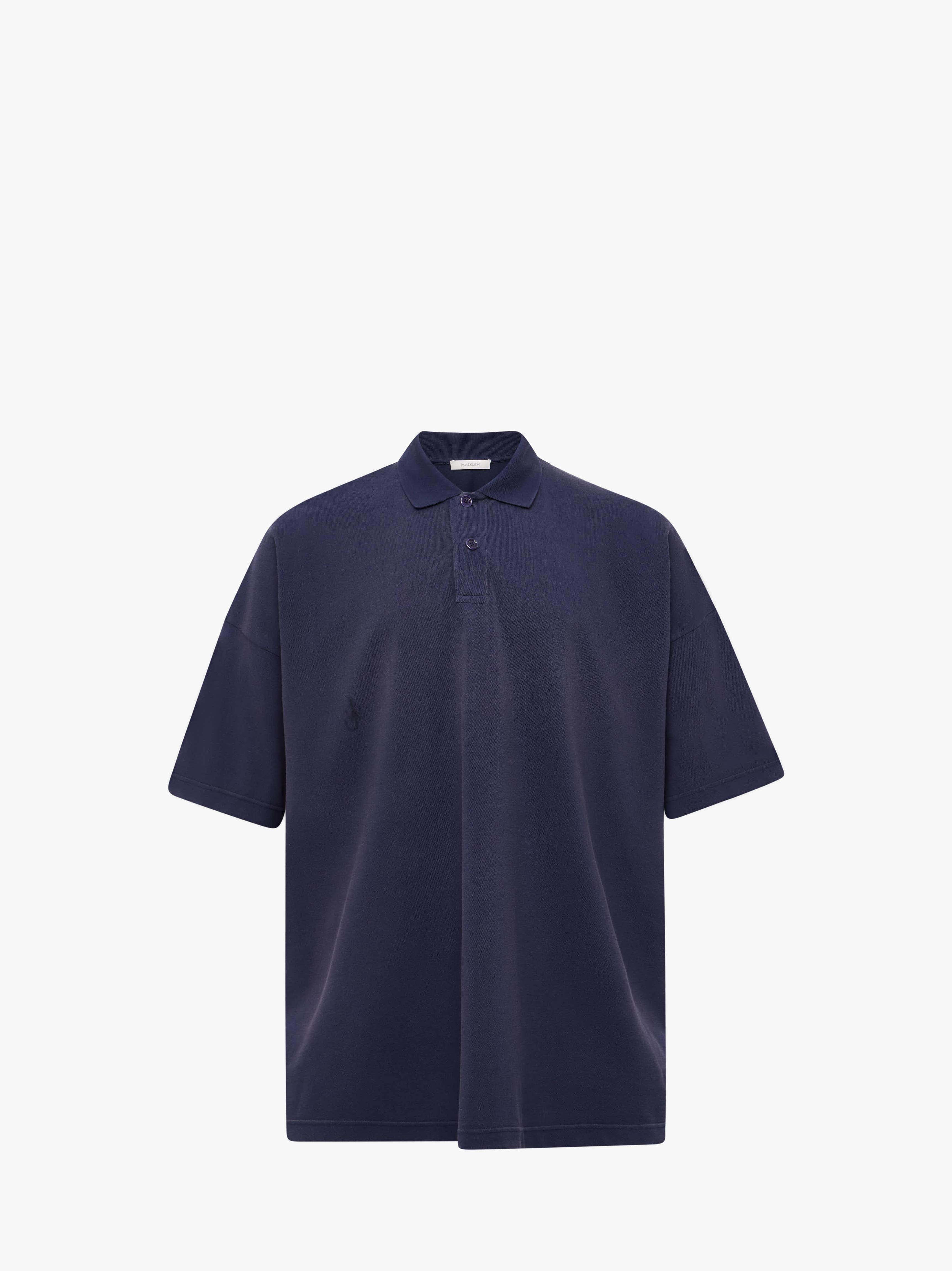CL Anchor Print Short Sleeve Polo Shirt for Men - Classic Tobacco Color JO0269PG1808 | Casual Office Wear & Summer Outfits