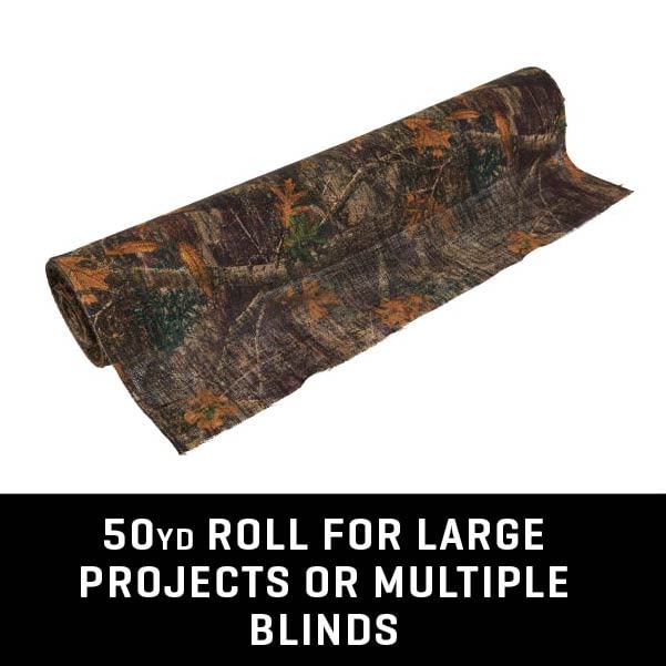 Allen Company Vanish Hunting Blind Bulk Burlap Roll - Premium Camouflage Fabric for Hunting Blinds & Wildlife Photography (6ft x 50ft)