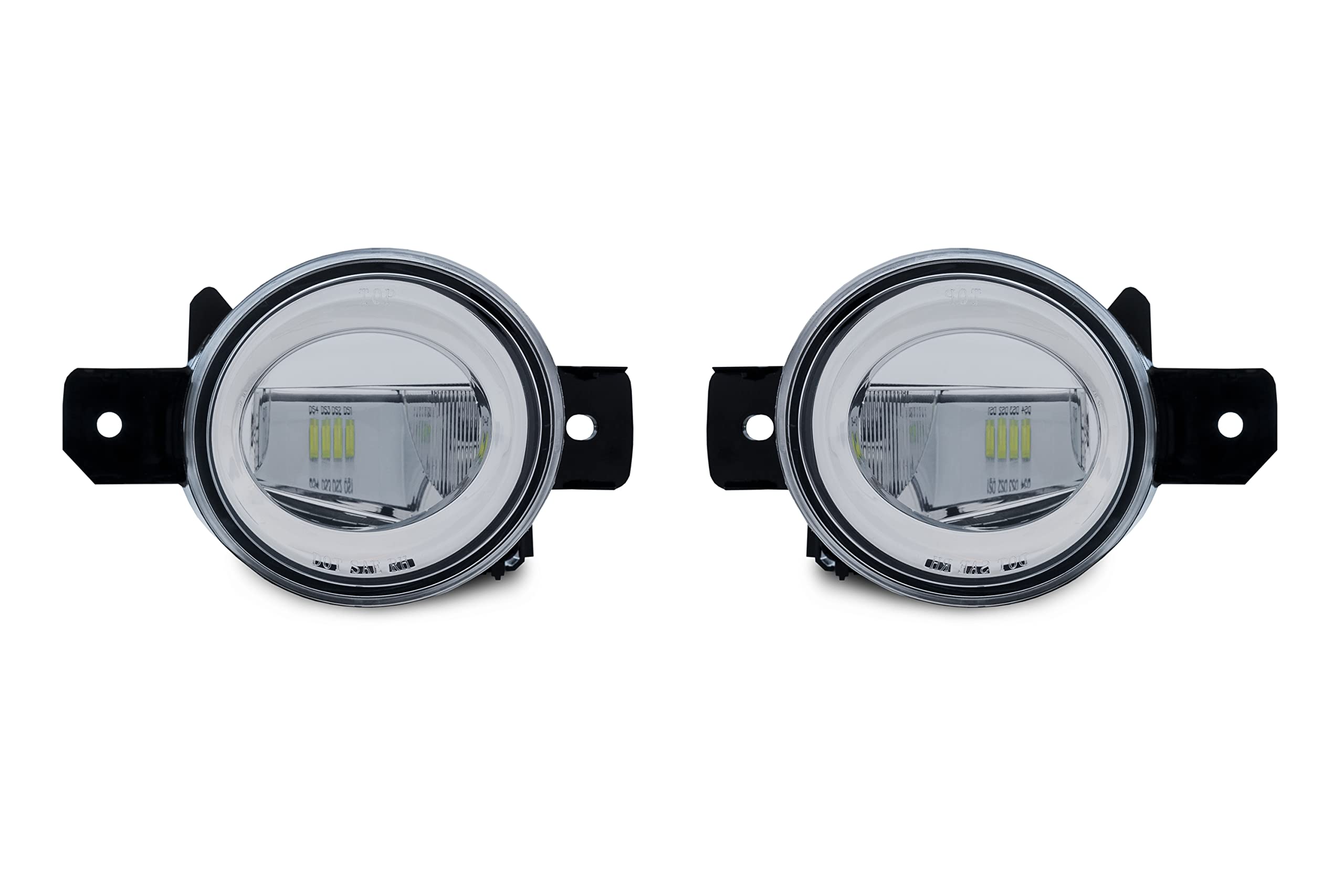 83130 LED Fog Lights - High Brightness Clear Glass for Trucks, SUVs & Off-Road Vehicles | Perfect for Night Driving & Bad Weather Conditions