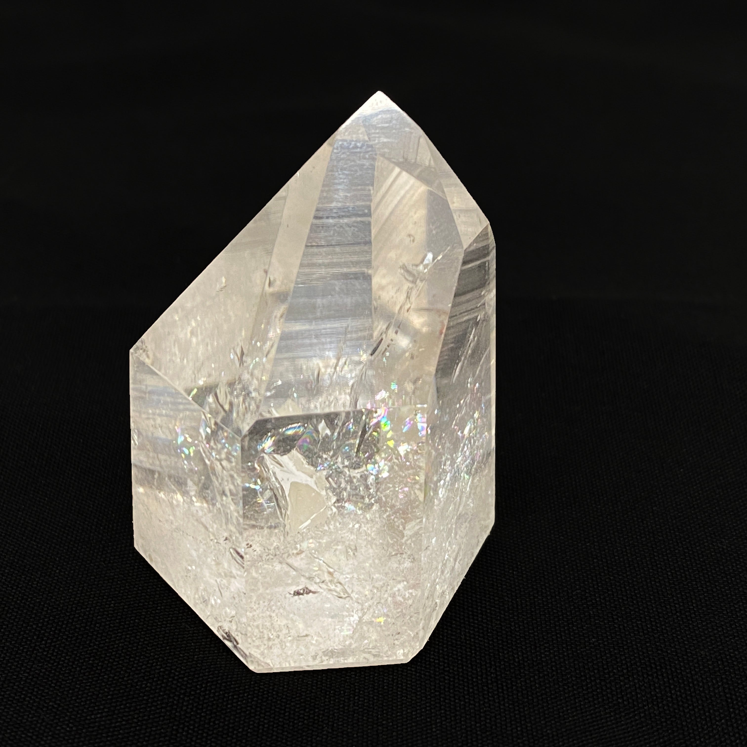 Lemurian Seed Crystal Polished Point - 74g 47x38mm Natural Healing Stone for Meditation, Energy Work & Spiritual Growth - Perfect for Home Decor, Yoga Spaces & Crystal Collections