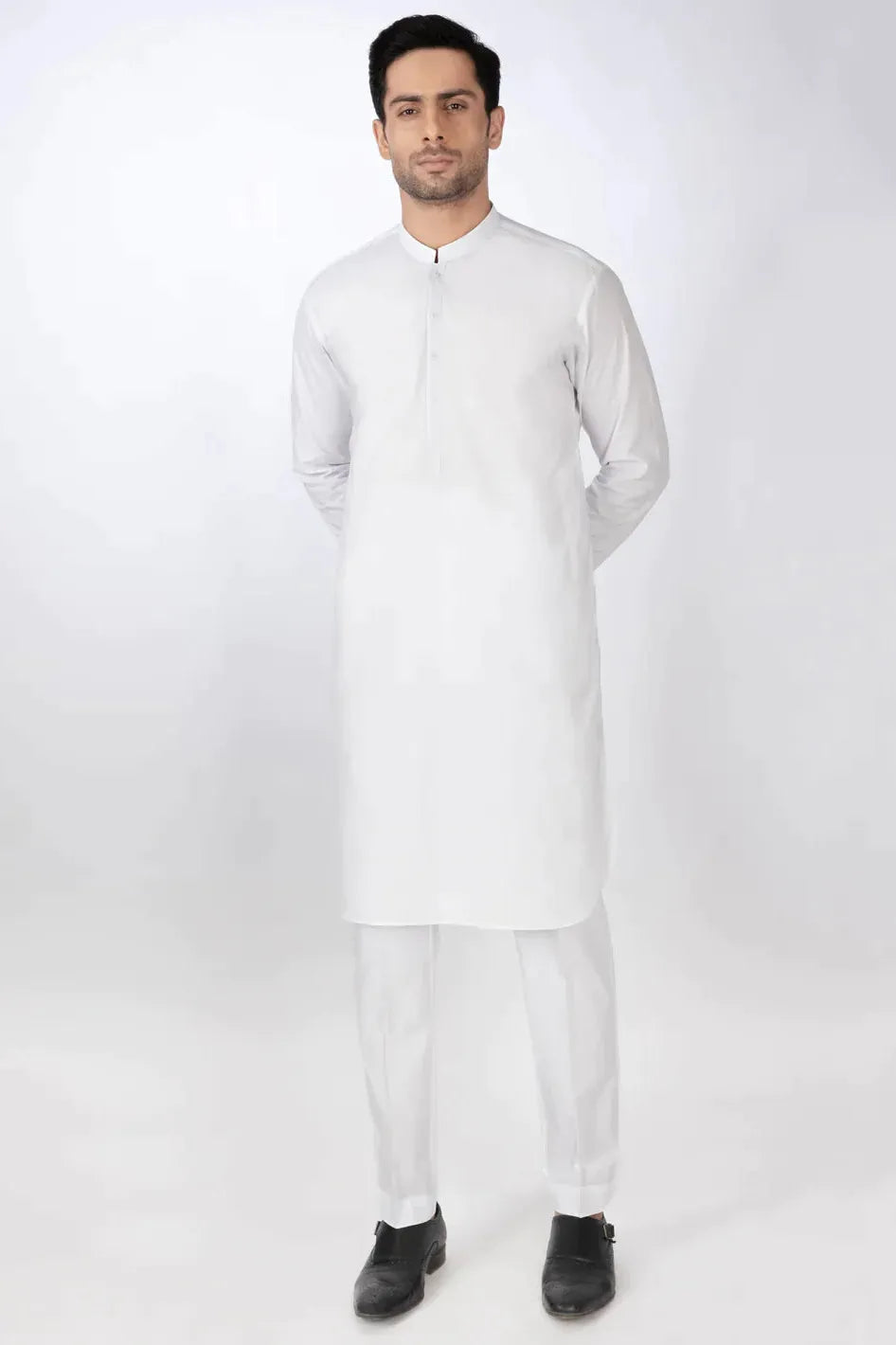 Premium Cotton White Kurta Pajama Set for Men - Traditional Indian Ethnic Wear - Perfect for Festivals, Weddings & Casual Outings