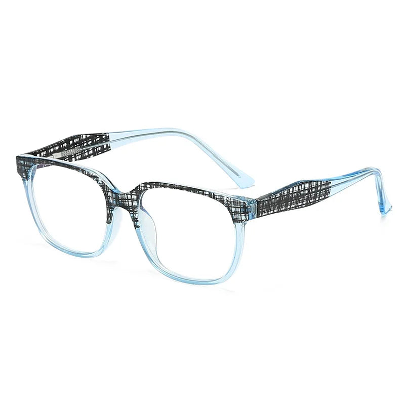 CCspace Women's Full Rim Square Polycarbonate Eyeglasses Frame - Lightweight & Durable Glasses for Women - Perfect for Reading, Working & Daily Wear (Style 301382)