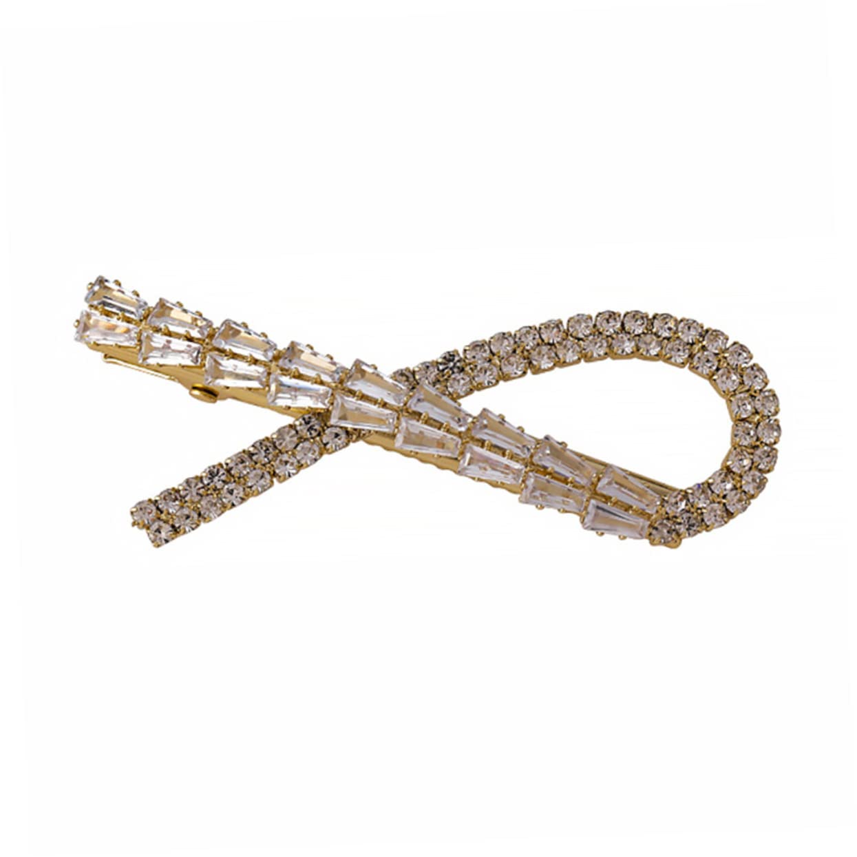 Minkissy Rhinestone Hair Clip - Crystal Hair Barrette for Women, Girls | Elegant Bobby Pins for Wedding, Prom, Party & Daily Hair Accessories