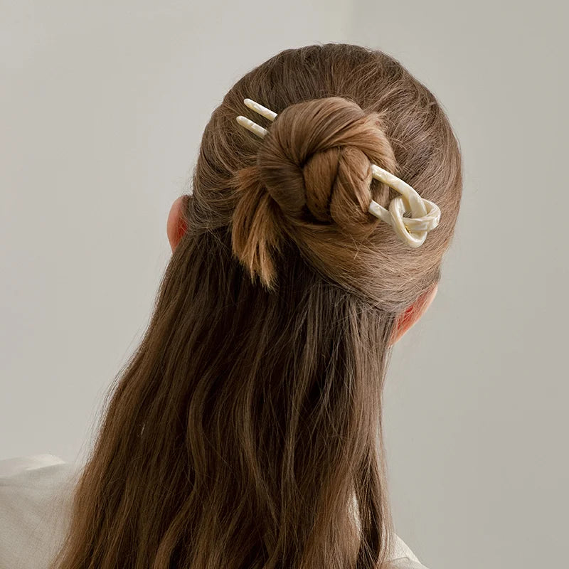Hazel Hair Stick - Natural Wood Hair Pin for Women, Boho Hair Accessories for Updos & Braids - Perfect for Weddings, Parties & Everyday Styling