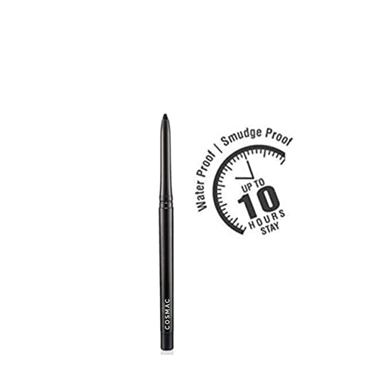Waterproof Eyeliner, Mascara, Eyebrow Pencil & Kajal Set - 4 Piece Black Eye Makeup Kit for Long-Lasting Beauty | Perfect for Daily Use, Parties & Special Occasions