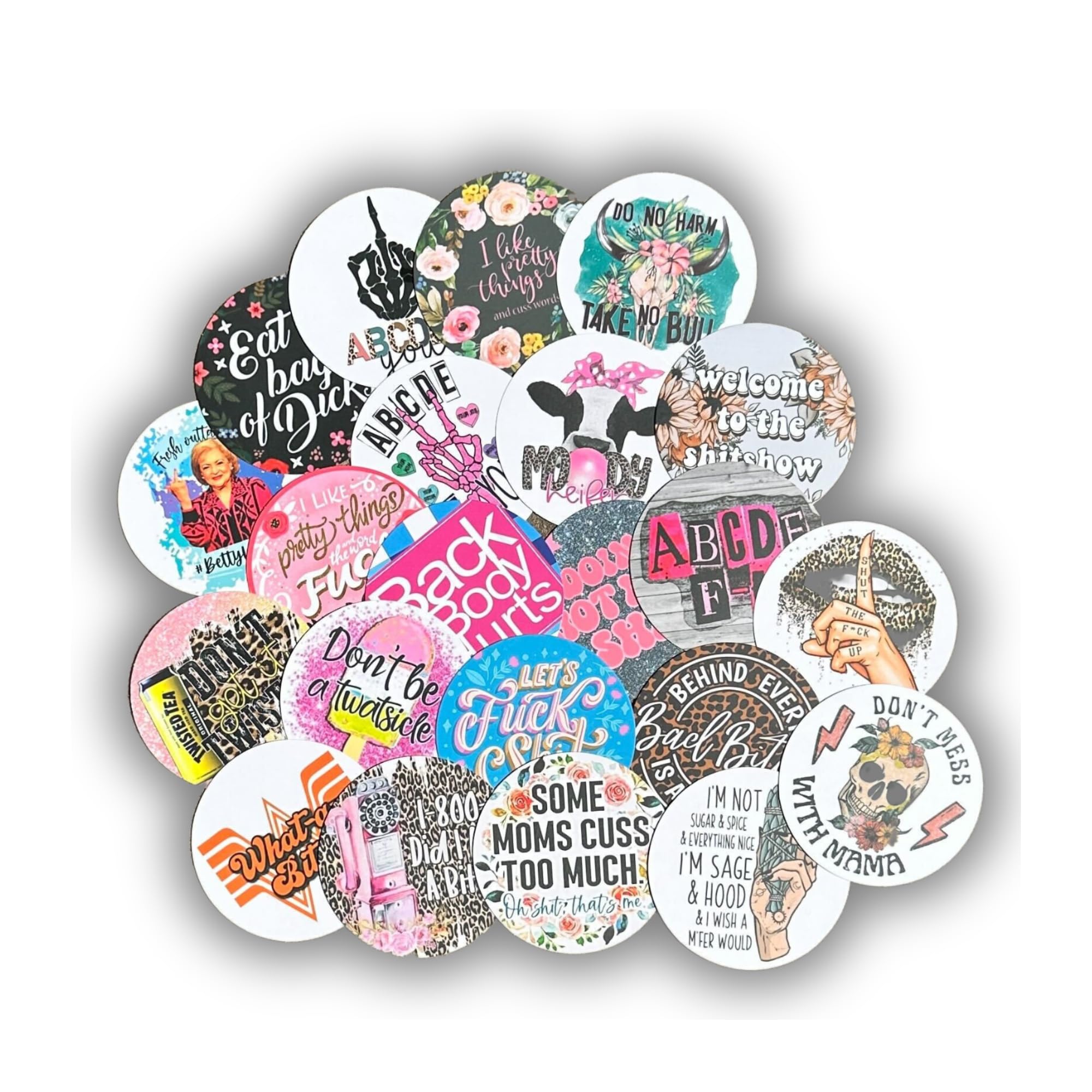 Lashicorn Inappropriate Mom Freshie Car Air Fresheners - 2.5