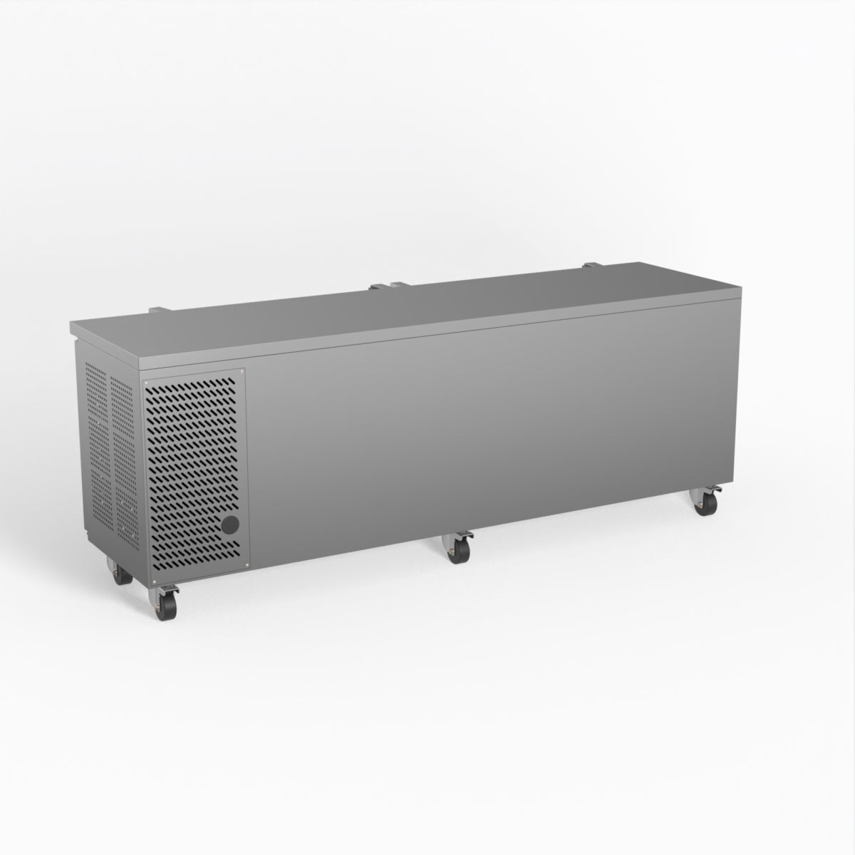 AG 4-Door Commercial Refrigerator - Stainless Steel Worktop & Under Counter Fridge for Restaurants, Bars, and Catering Businesses - Perfect for Food Storage, Beverage Cooling, and Kitchen Organization