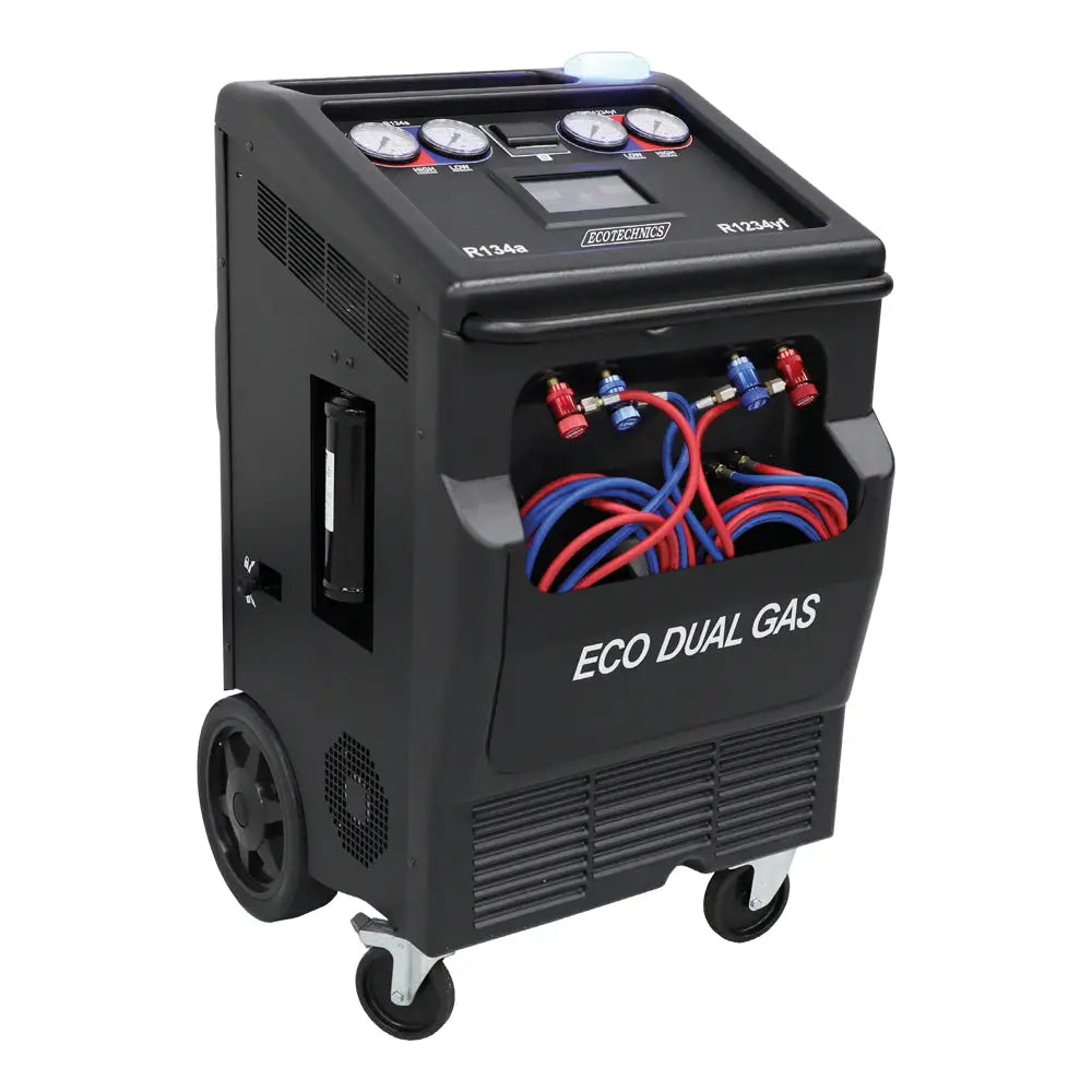 EcoTechnics EEAC800 Eco 2-in-1 Dual Gas A/C System - Compatible with R134a & R1234yf Refrigerants | Perfect for Automotive & HVAC Applications