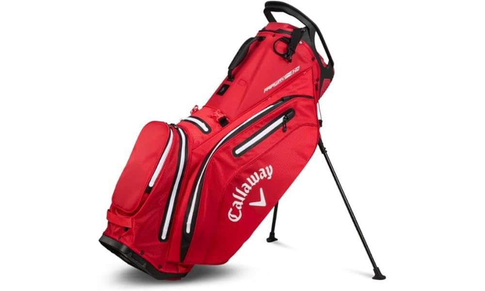 Callaway Golf Fairway 14 HD Waterproof Stand Bag 2024 - Lightweight Golf Stand Bag with 14-Way Divider, Durable & Waterproof for Men & Women - Perfect for Golf Tournaments, Driving Range & Outdoor Golfing