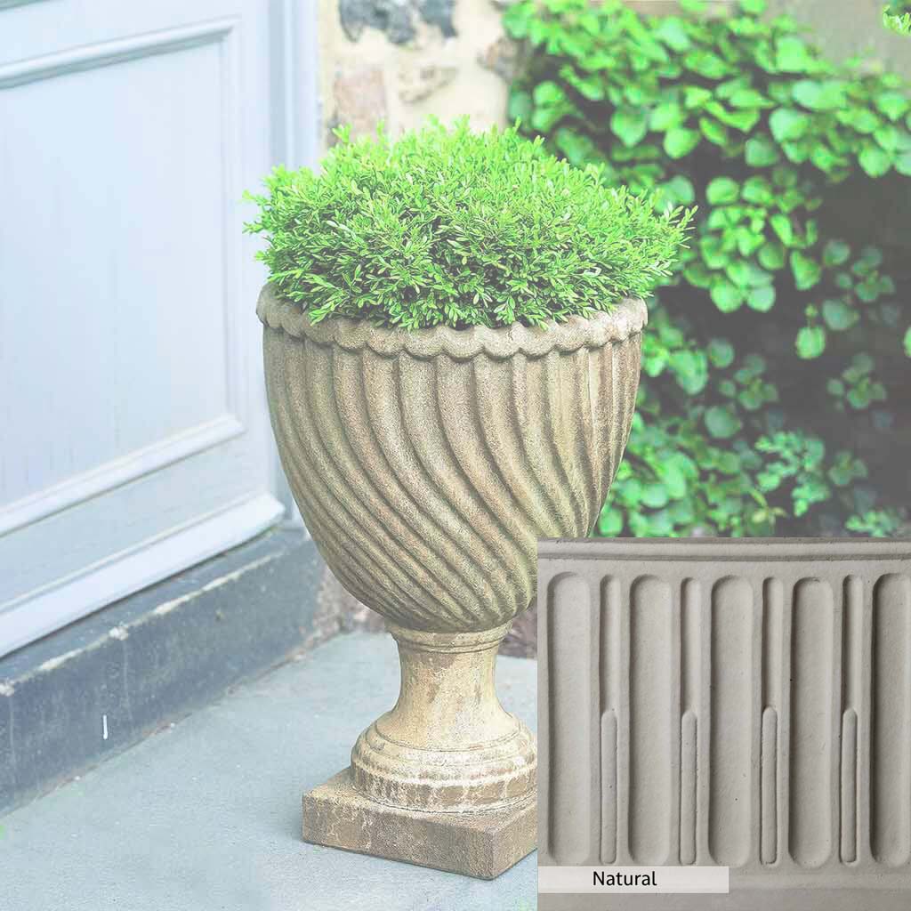 Campania International Ravenna Urn - Elegant Garden Urn for Outdoor Decor, Memorials & Planters | Perfect for Patios, Cemeteries & Home Landscaping