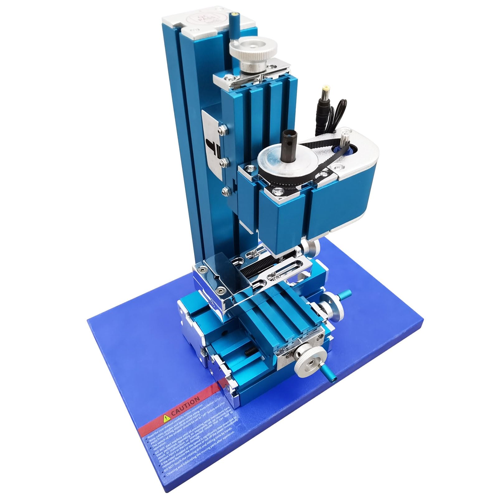 24W Mini Metal Drilling & Milling Machine - 100V-240V Variable Speed, Precision DIY Lathe for Wood, Plastic & Soft Metal - Perfect for Home Workshops, Jewelry Making & Small Craft Projects