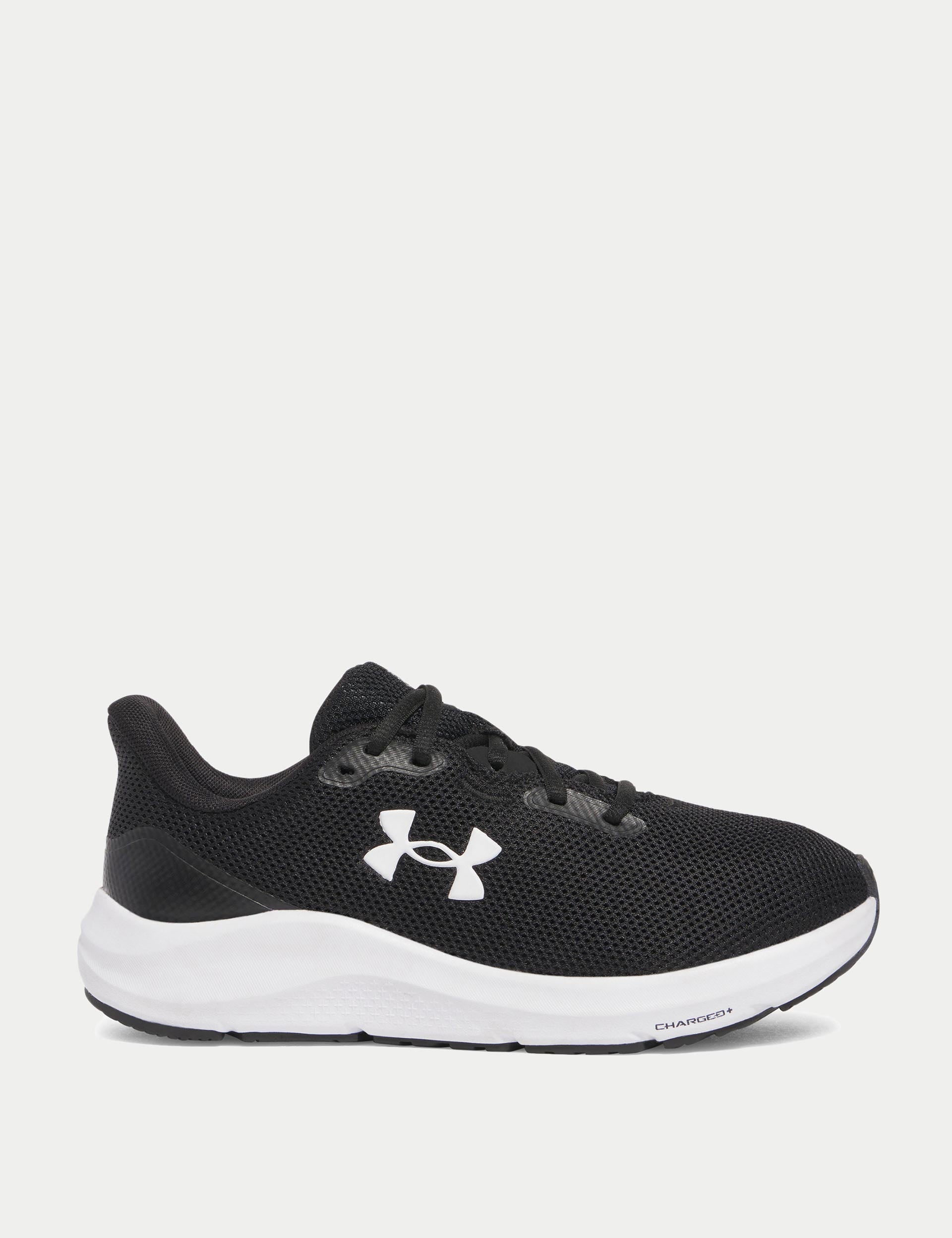 Pursuit 4 Running Shoes for Men & Women - Lightweight Black & White Athletic Sneakers for Jogging, Gym Workouts & Daily Walking