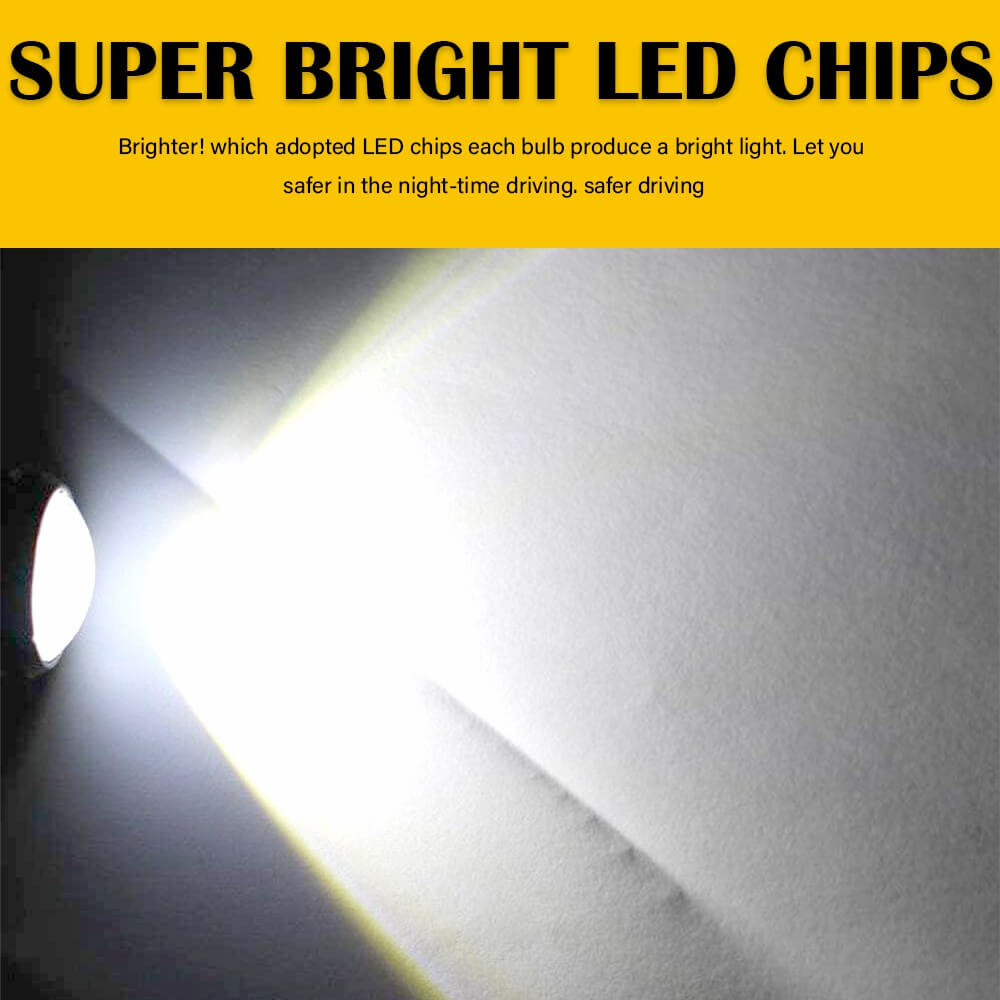 10pcs Eagle Eye LED Lights - Bright Fog Daytime Running & Reverse Tail Lights - Small Bulb for Cars, Trucks, SUVs - Perfect for Night Driving & Off-Road Adventures