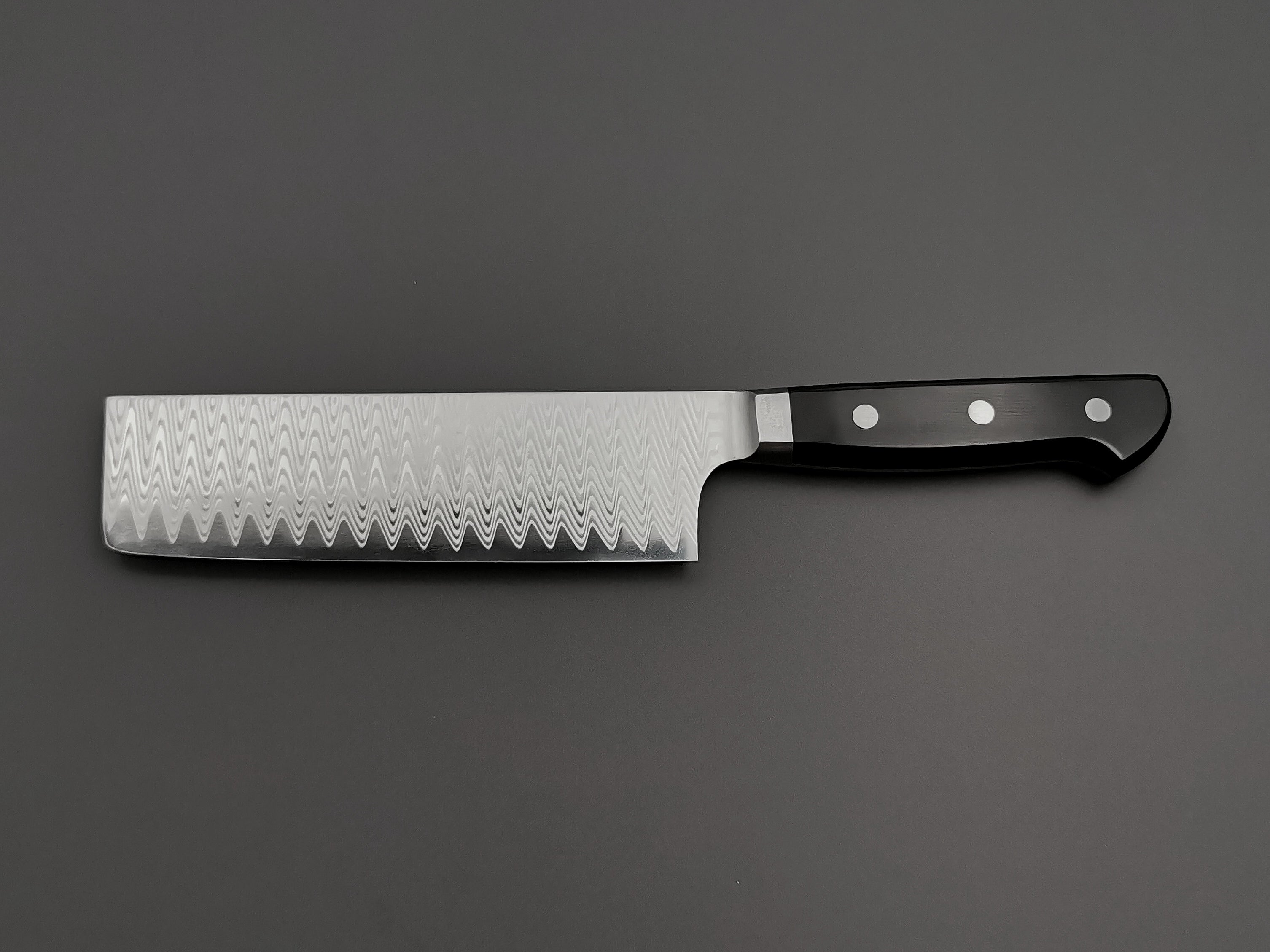 Premium Hatsukokoro Hayabusa HAP40 Damascus Nakiri Knife - Japanese Kitchen Knife for Professional Chefs & Home Cooking - Perfect for Slicing Vegetables, Herbs & Boneless Meat
