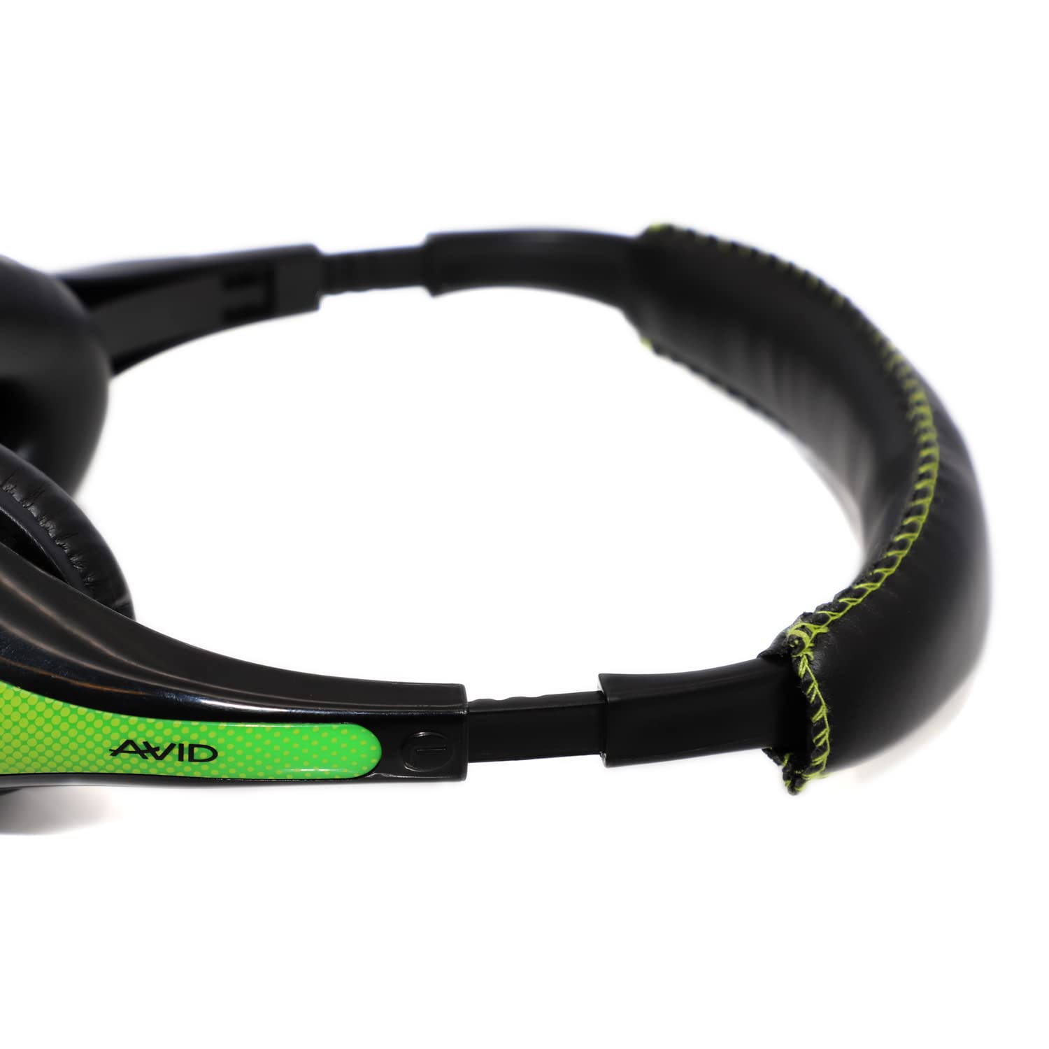 Avid AE-36 Professional Green On-Ear Stereo Headphones with Boom Mic - 10 Pack Bulk for Call Centers, Gaming, Online Classes & Remote Work