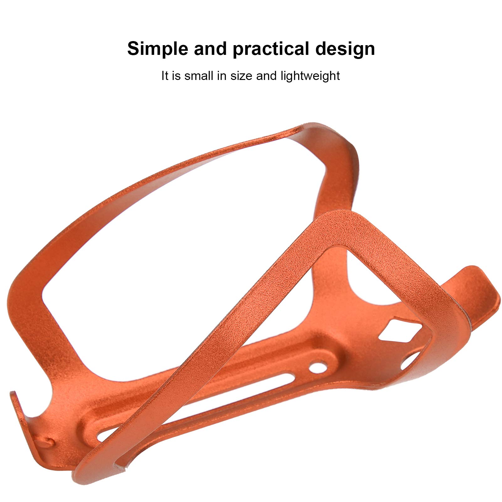 Dilwe Metal Water Bottle Holder - Bike Bottle Cage Mount for Mountain & Road Bikes - Secure Orange Bicycle Drink Rack - Perfect for Cycling, Commuting & Outdoor Adventures
