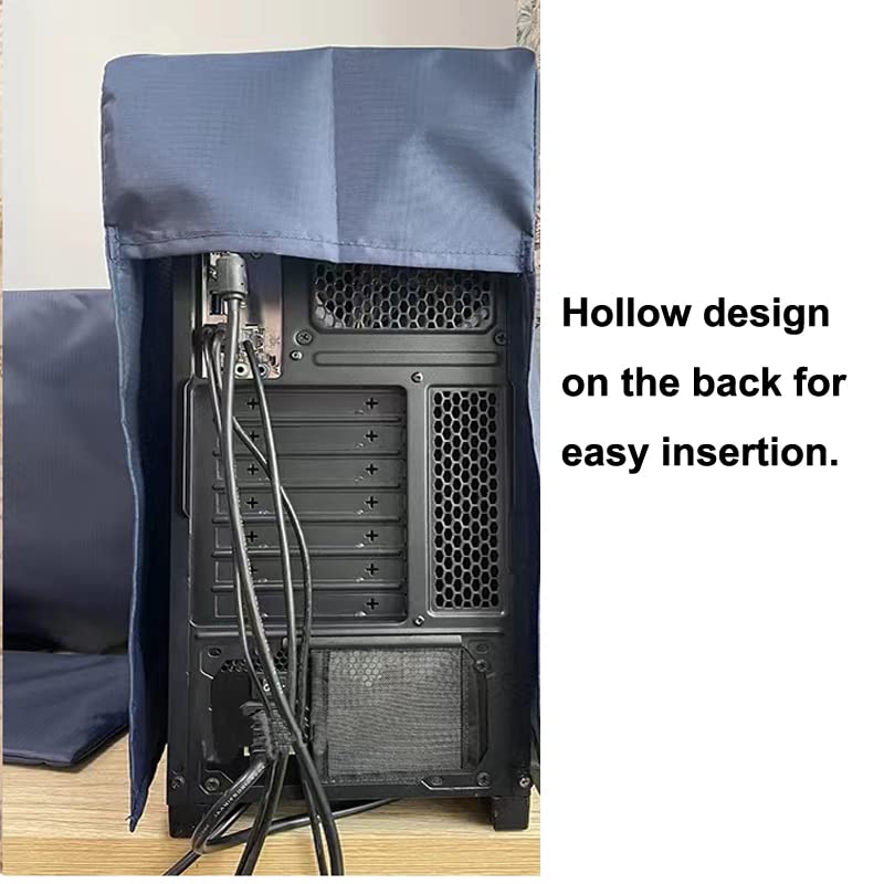 3-Piece Computer Dust Cover Set - Monitor, Keyboard & PC Tower Protector | Oxford Cloth Dustproof Covers for Desktop Computer (24