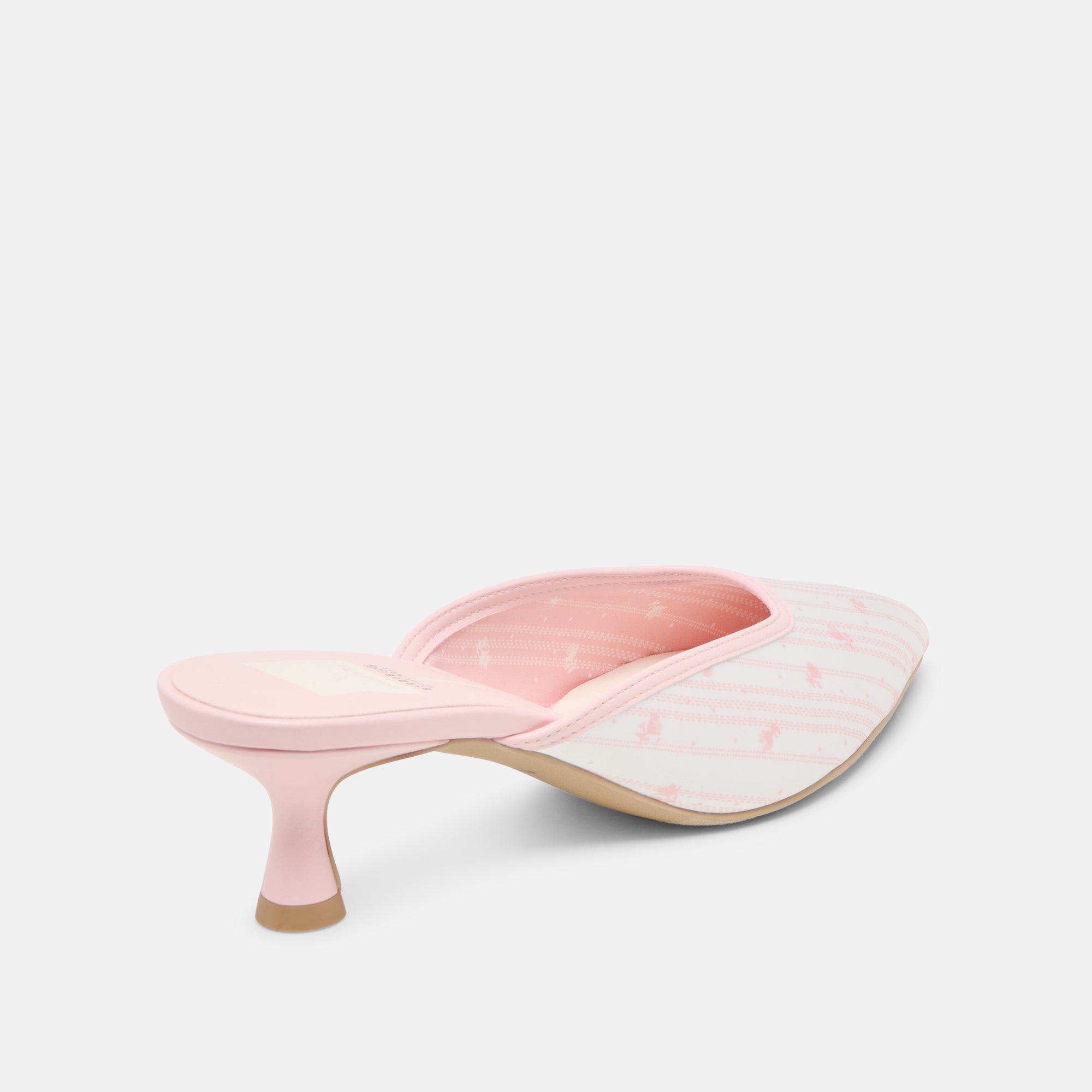 Cleo x Byrdie Pink Floral Satin Golf Heels - Stylish Women's Golf Shoes for On-Course Comfort & Fashion