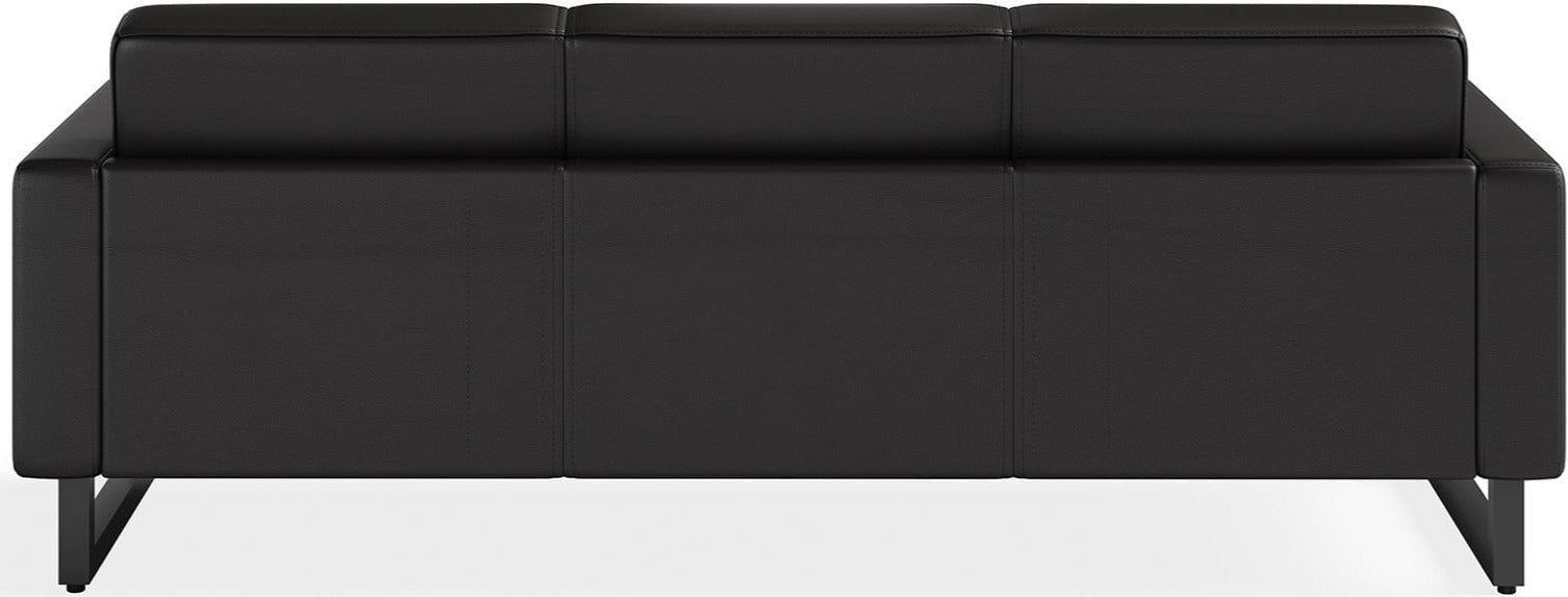 Safco Mirella Lounge Sofa with Legs - Modern Office & Home Furniture for Living Room, Reception Area & Waiting Room [1730MRL2]