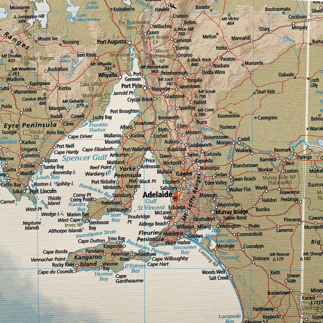 Australia Wall Map - Large Detailed Poster for Home, Office & Classroom Decor - Perfect for Travel Planning & Geography Learning