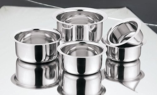 Premium 5-Piece Stainless Steel Cookware Set - Stock Pot, Saucepan & Lids for Home Kitchen, Restaurant & Catering | Durable Cooking Pots for Boiling, Stewing & Meal Prep
