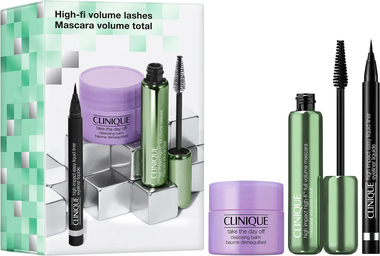 Clinique High Impact High Fi Mascara Gift Set - Volumizing & Lengthening Mascara for Dramatic Lashes | Perfect for Parties, Weddings & Special Occasions