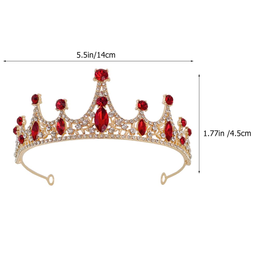 Sparkling Tiara Princess Crown for Women & Girls - Rhinestone Jeweled Headband for Weddings, Parties, Costumes & Special Occasions | Gothic Queen Crown Hair Accessory for Kids, Teens & Adults