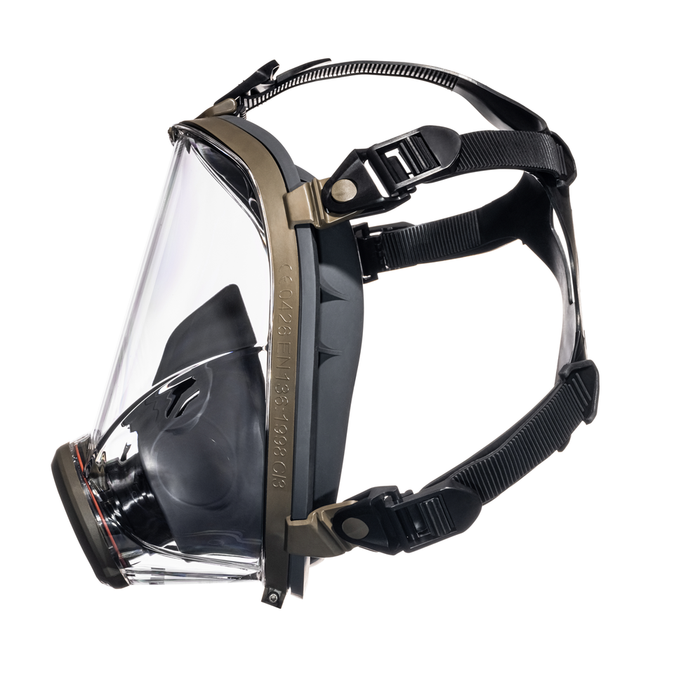 Mira Safety CM I01 Lightweight Full Face Respirator Mask - NIOSH Certified for Chemical, Biological & Industrial Protection - Ideal for Emergency Preparedness, DIY Projects & Workplace Safety