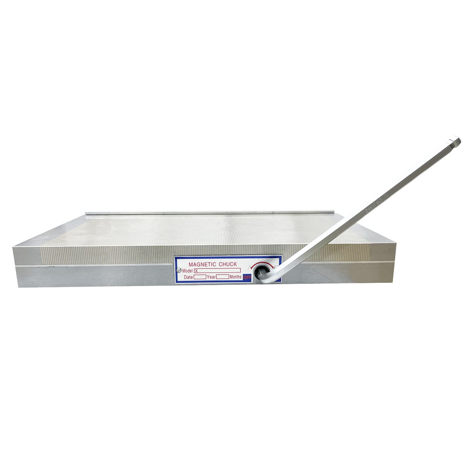 INTBUYING 8x16 Inch Permanent Magnetic Chuck - Fine Pole Rectangular Workholding with 100-120N/cm² Powerful Sealed Magnet for Grinding, Milling & Machining | Perfect for Metalworking, CNC Operations & Precision Engineering