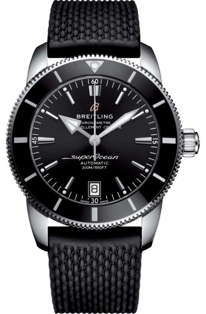 Breitling Superocean Heritage II Men's Luxury Dive Watch - 42mm Stainless Steel Case, Automatic Movement, Water Resistant 200m - Perfect for Diving, Swimming & Everyday Wear