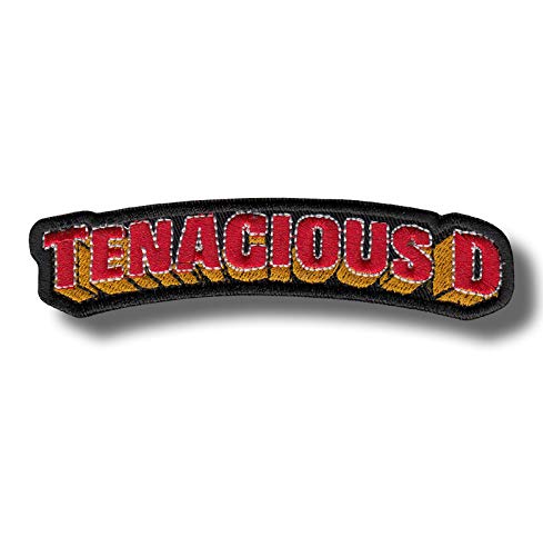 Tenacious D Embroidered Iron-On Patch Badge - Rock Band Merchandise for Jackets, Hats & Backpacks