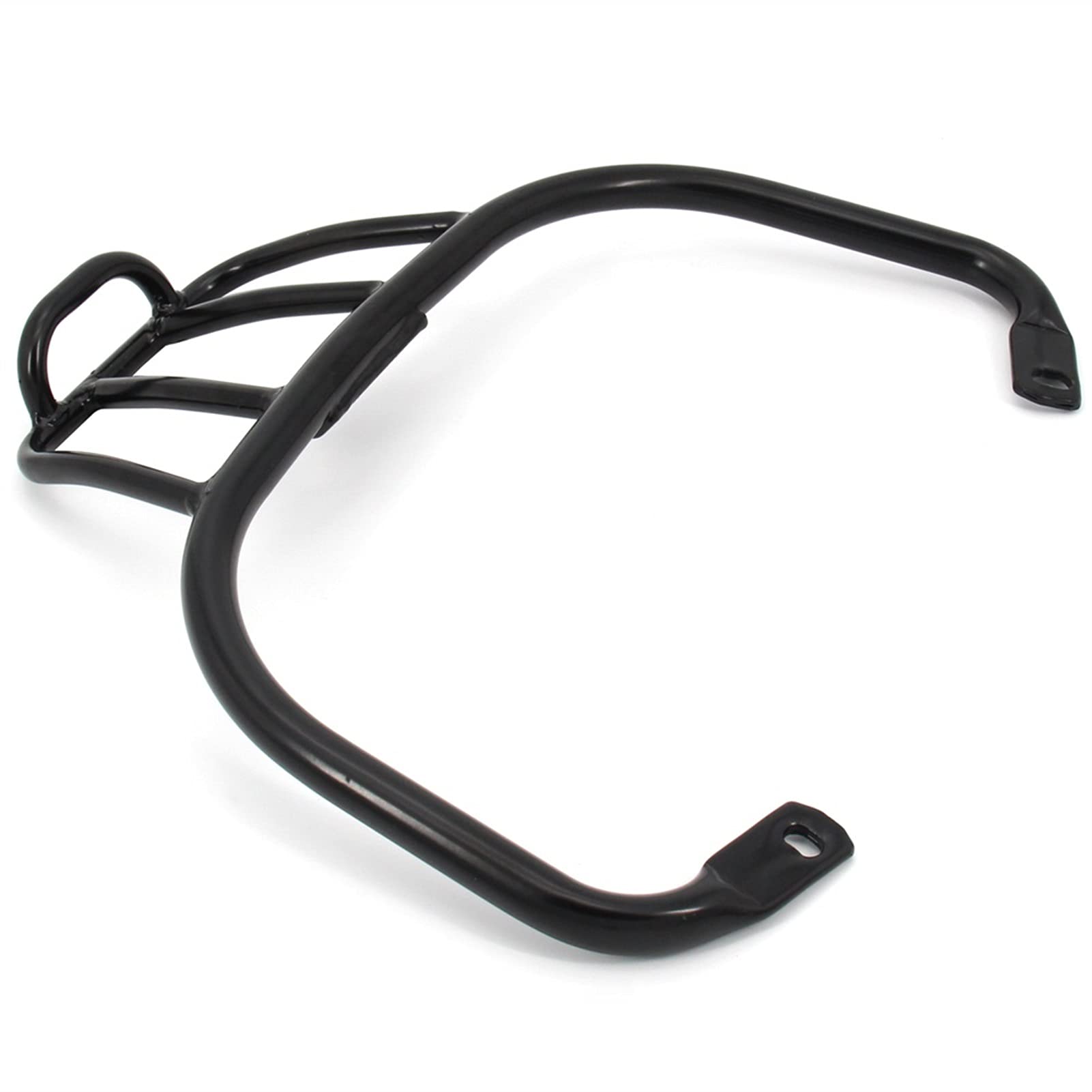 JBSM Motorcycle Rear Luggage Rack - Heavy Duty Black Sports Luggage Shelf for Vespa GTS 300 - Universal Rear Bracket Accessories for Scooter Storage & Travel Gear - Perfect for Commuting, Road Trips & Urban Adventures